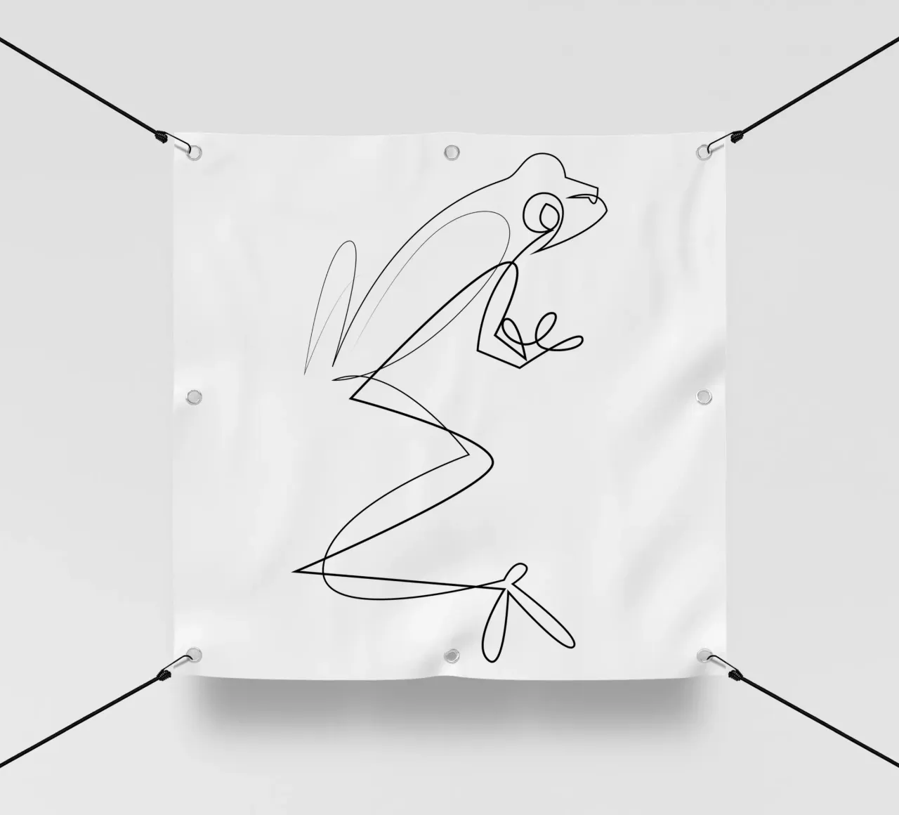 Arboreal - one line frog telo in pvc da Addillum