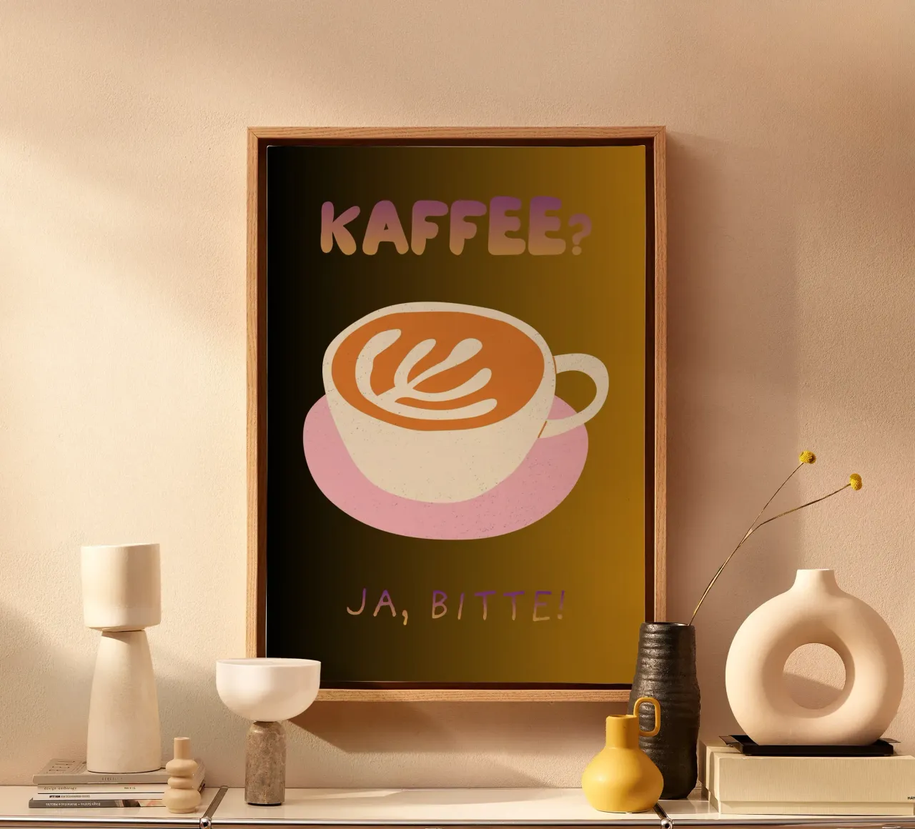 Caffè tela da Sprüche und mehr