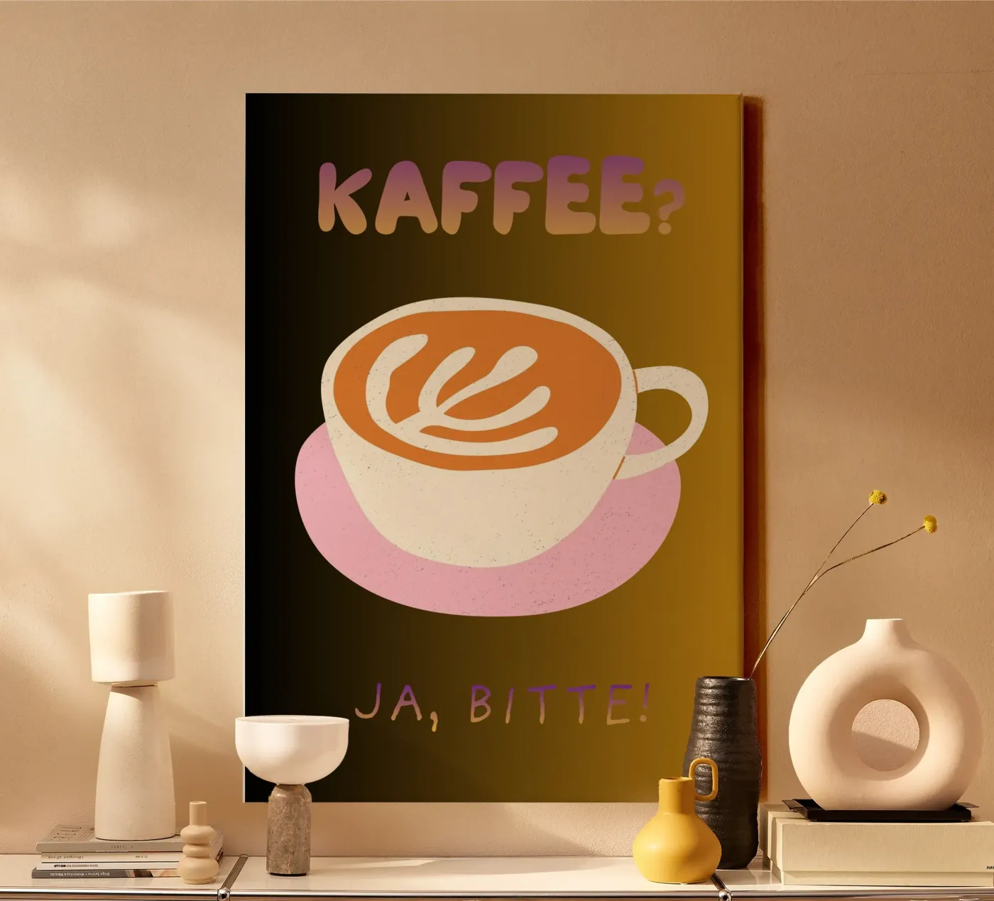 Coffee canvas by Sprüche und mehr