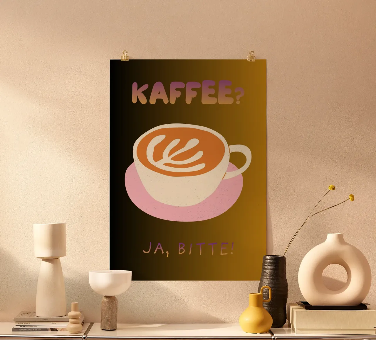 Caffè poster da Sprüche und mehr