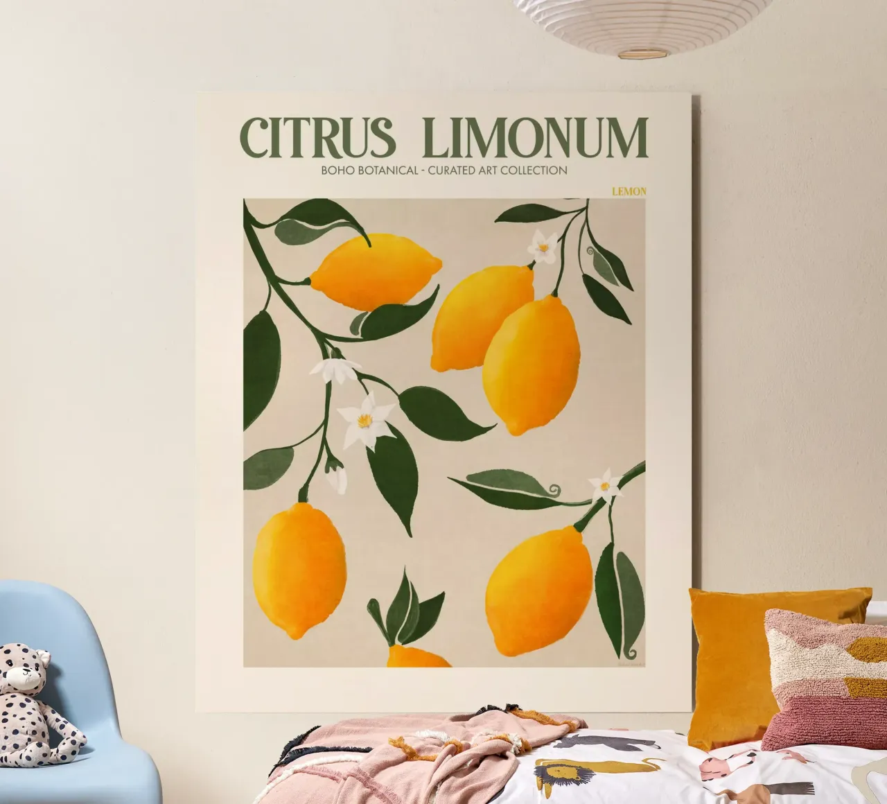 Citrus Limonum - Zitrone Alu-Dibond von Emel Tunaboylu
