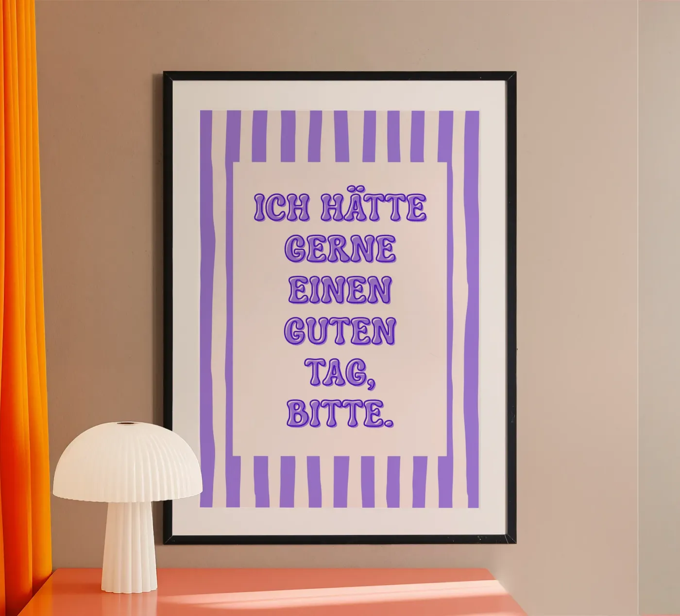 Hallo poster van Sprüche und mehr