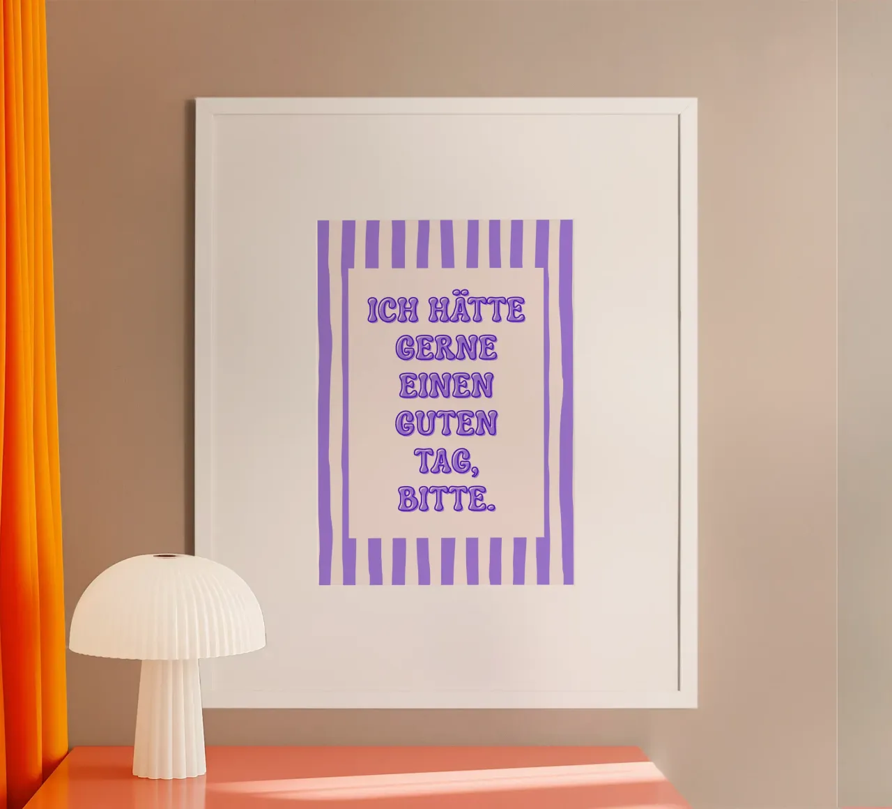 Hello poster by Sprüche und mehr