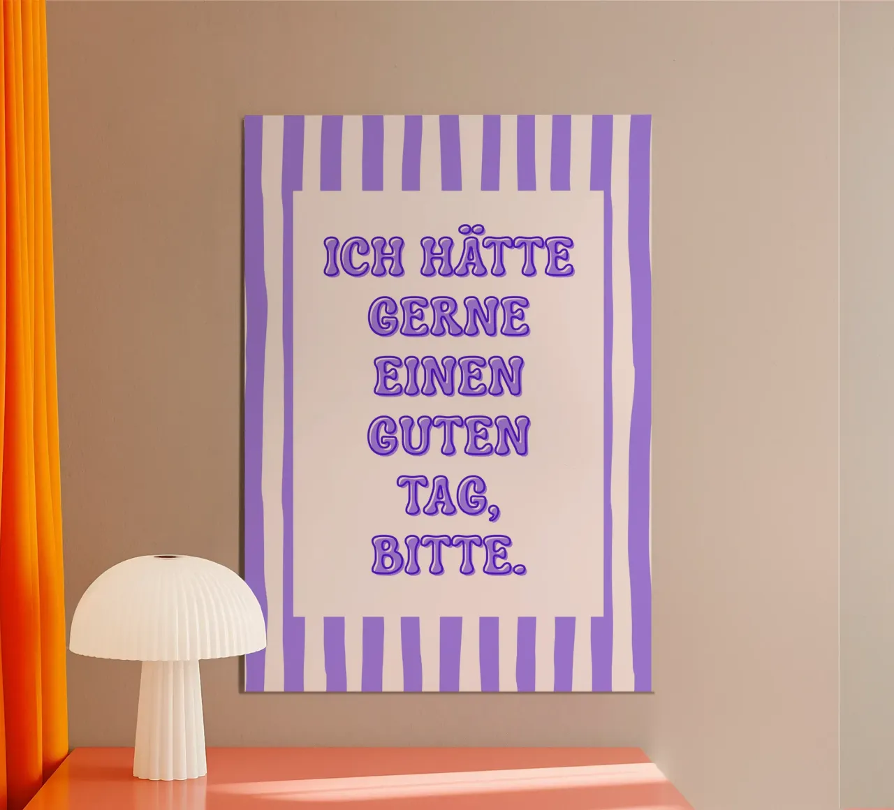 Hello poster by Sprüche und mehr