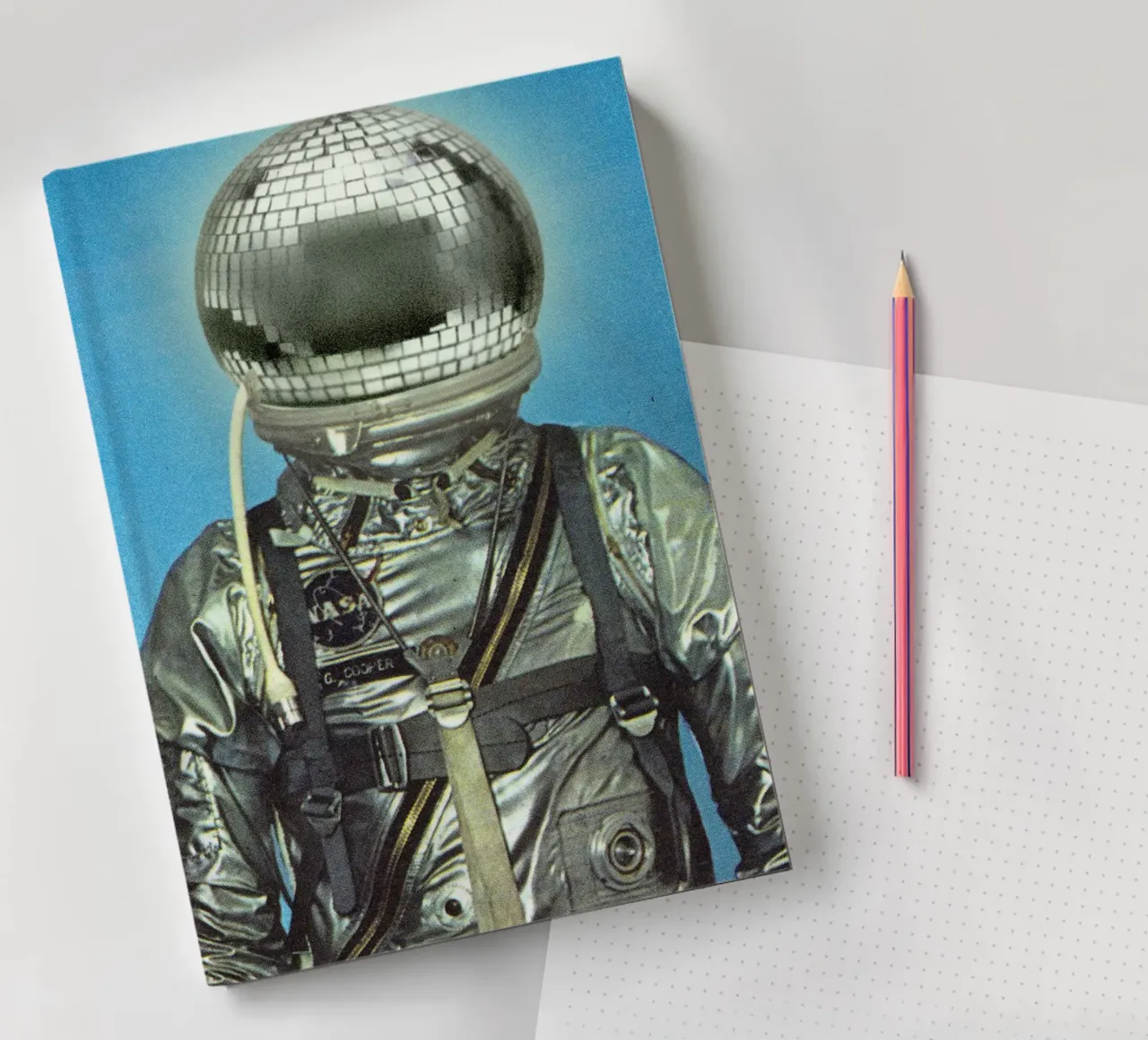 Disco Astronaut notebook by Sammy Slabbinck
