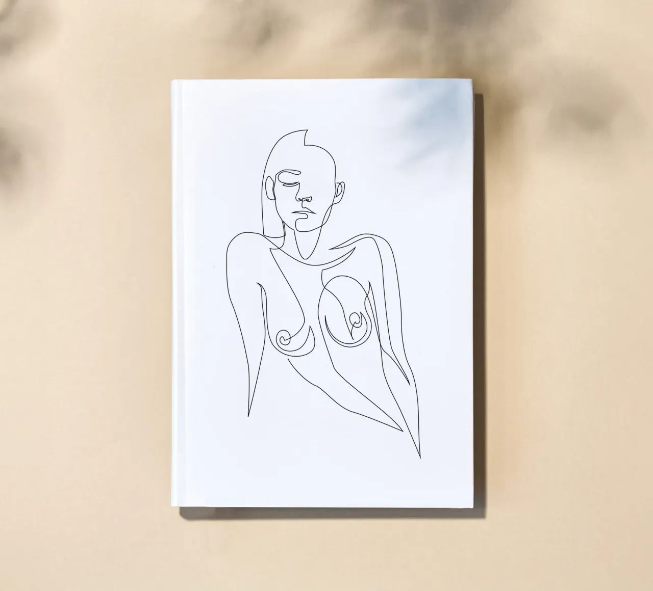 One line nude - E4 notebook by Addillum