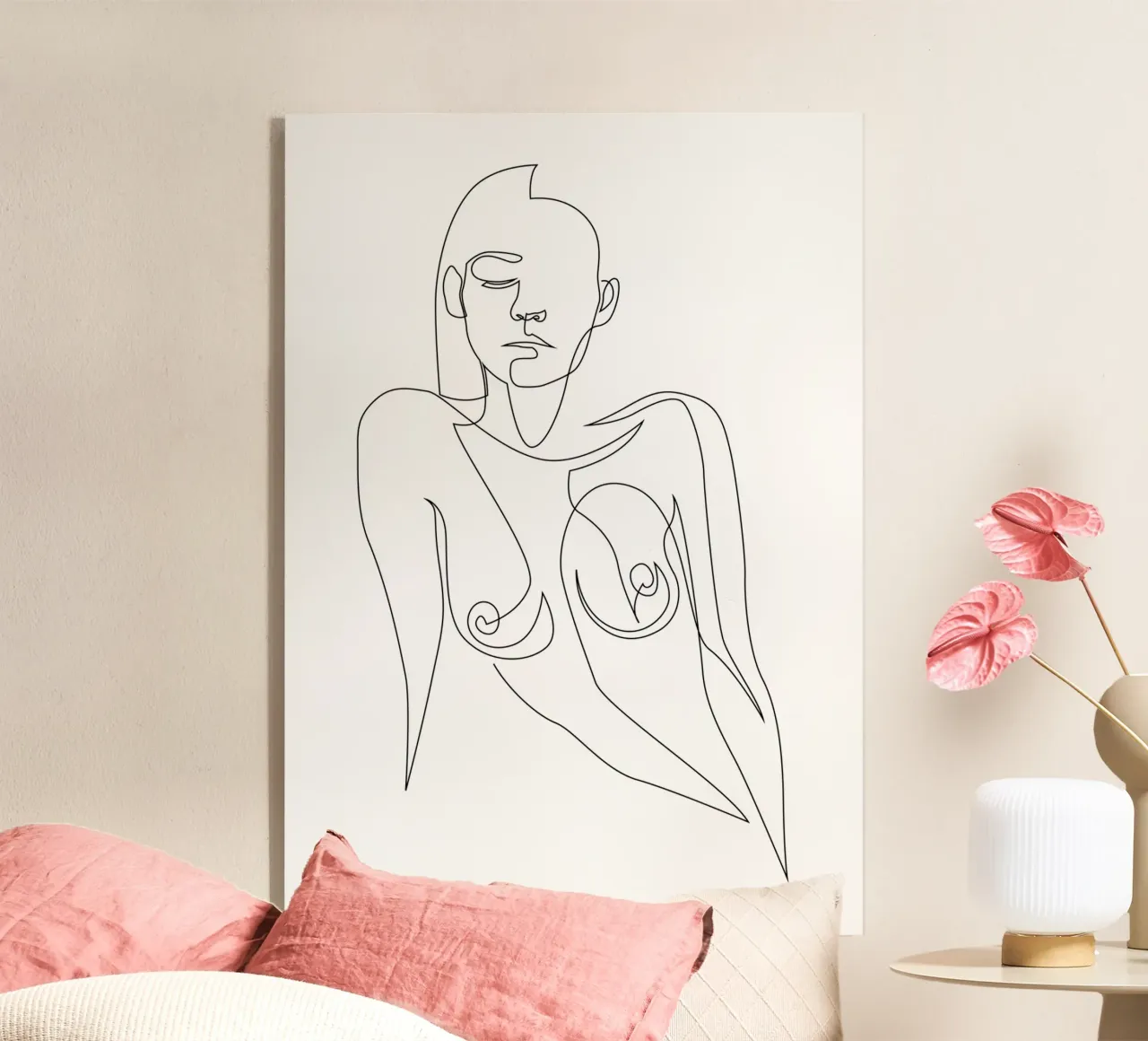 One line nude - E4 plexiglass da Addillum