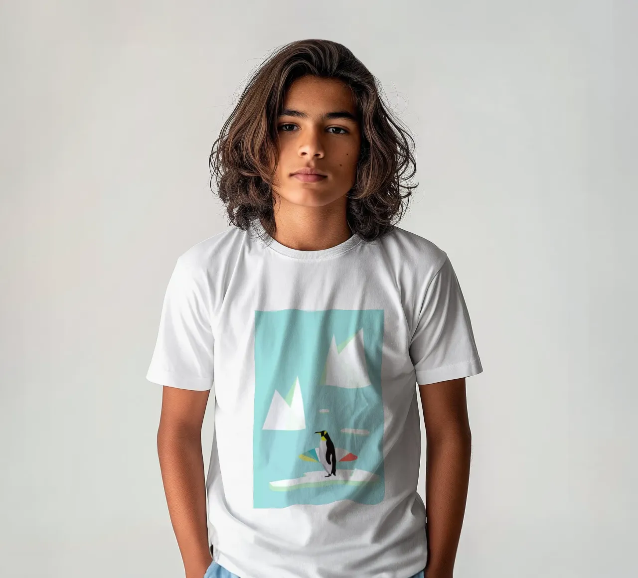 Pingvin t-shirt bambini da Swen Swensøn