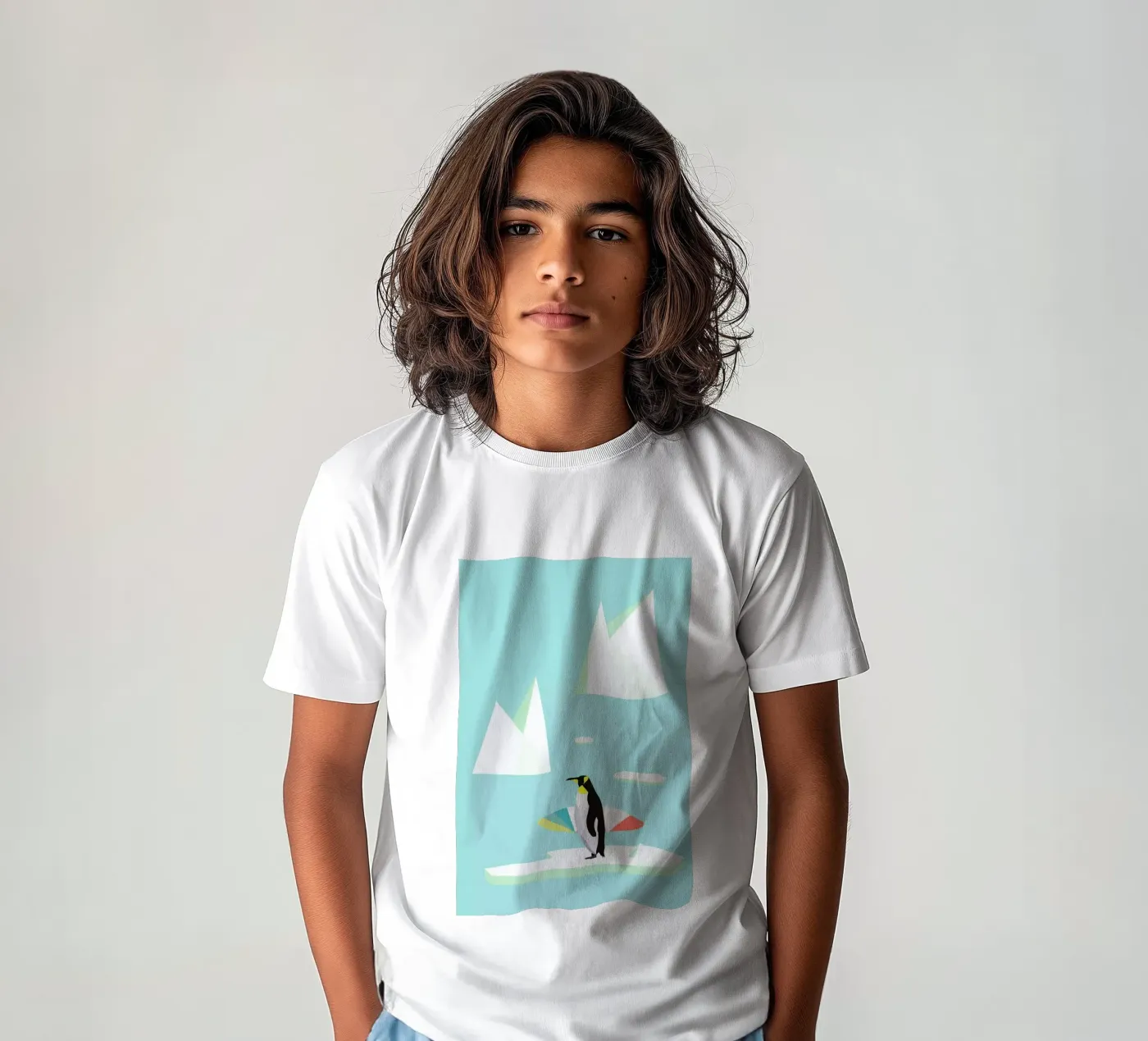 Pingvin kinder t-shirt van Swen Swensøn