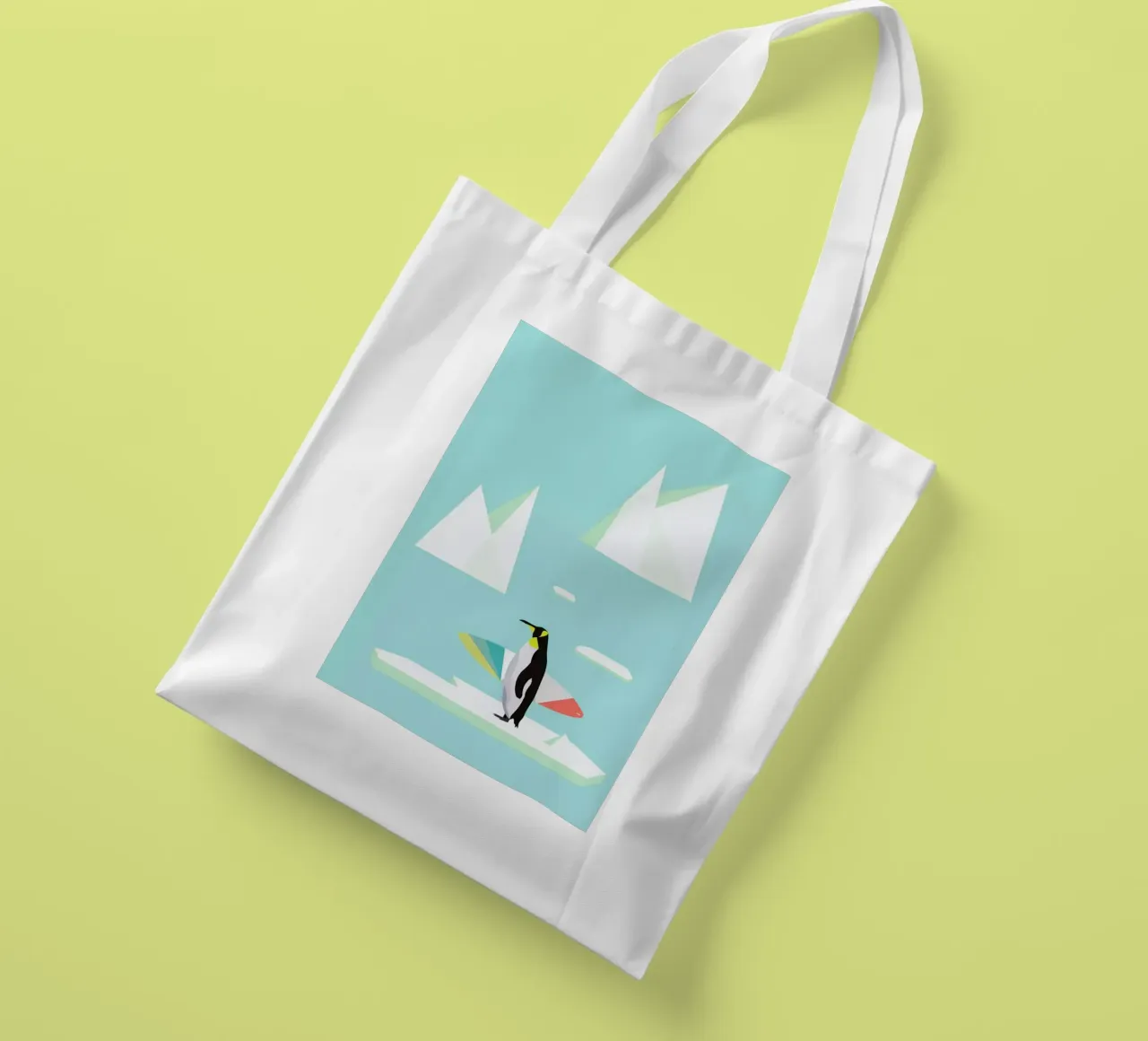 Pingvin tote bag by Swen Swensøn