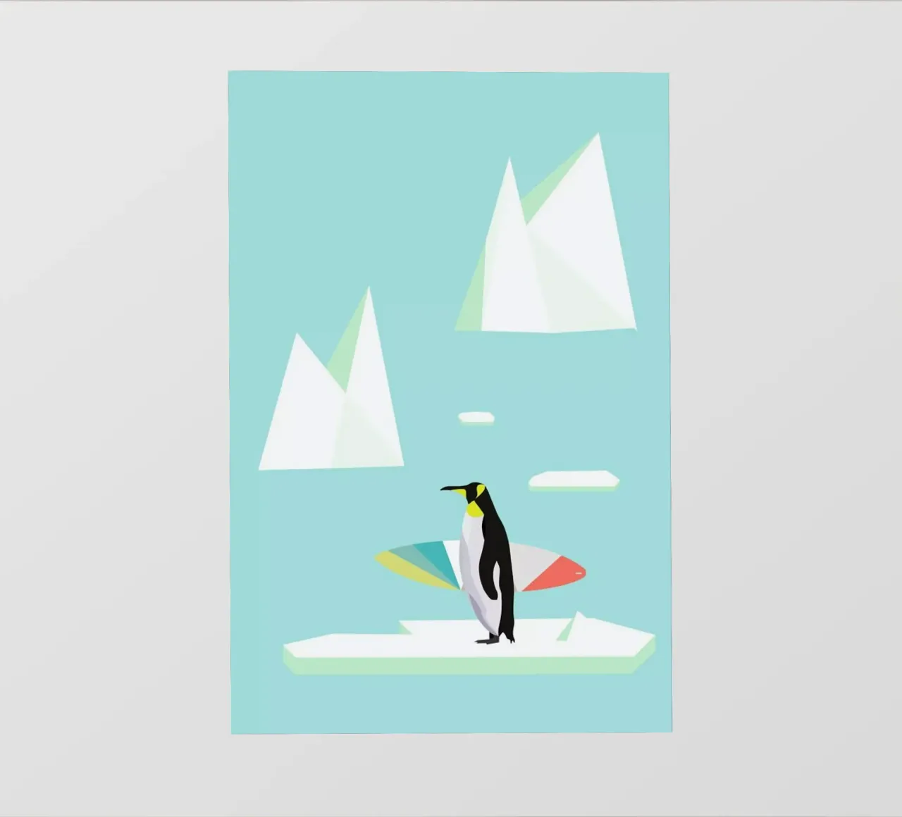 Pingvin pellicola backlit da Swen Swensøn