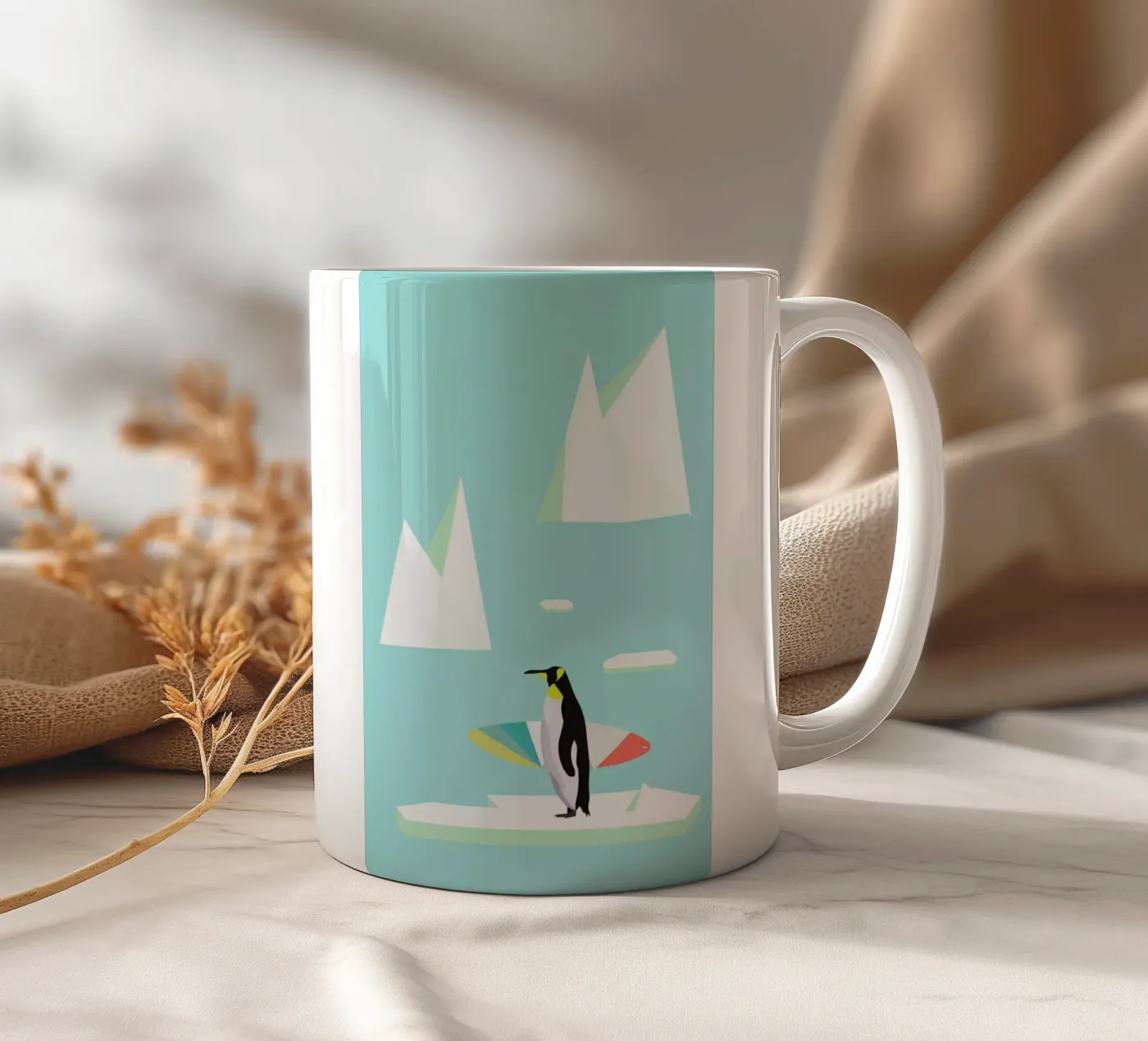 Pingvin tazza in ceramica da Swen Swensøn