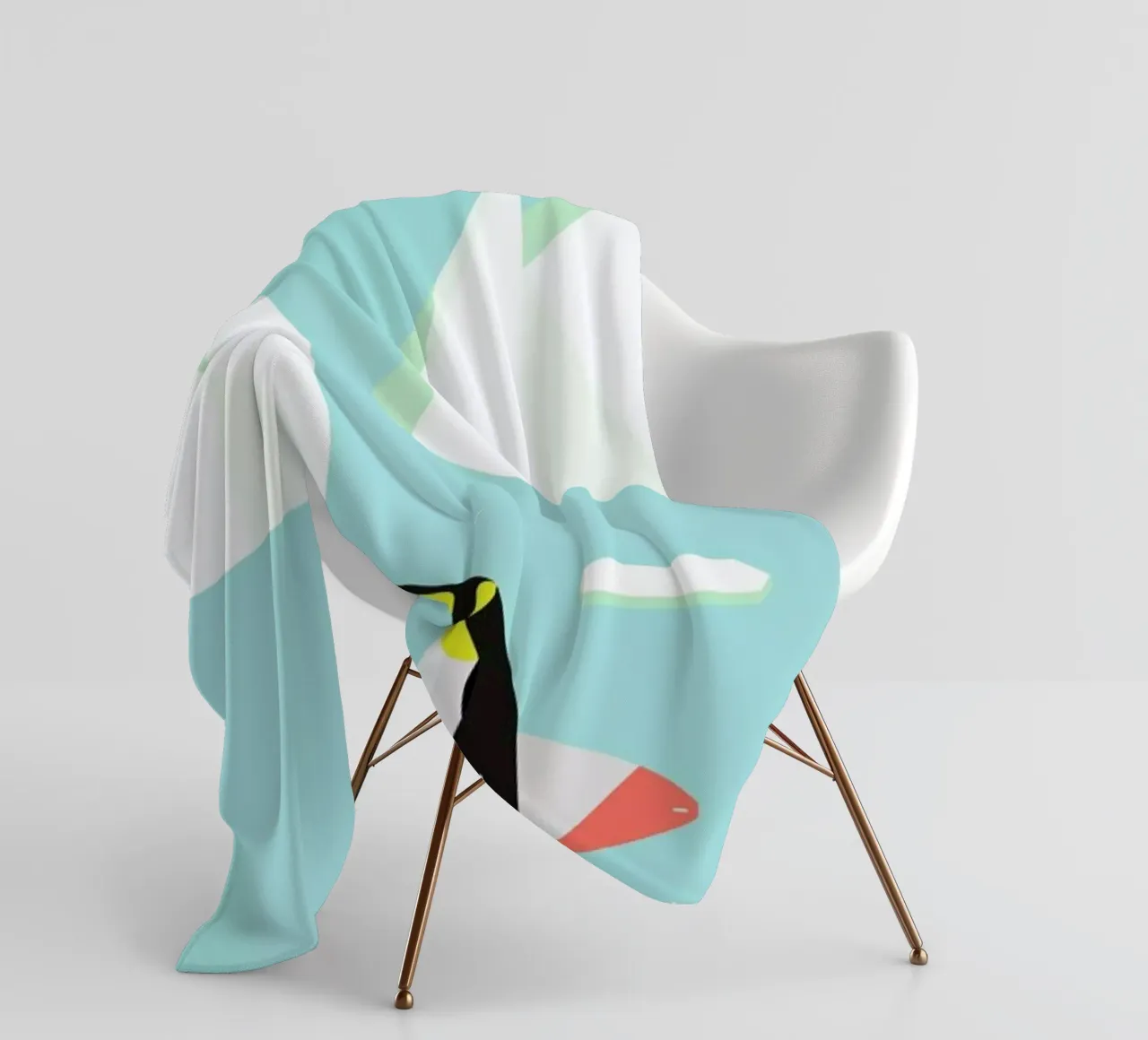 Pingvin fleecedeken van Swen Swensøn