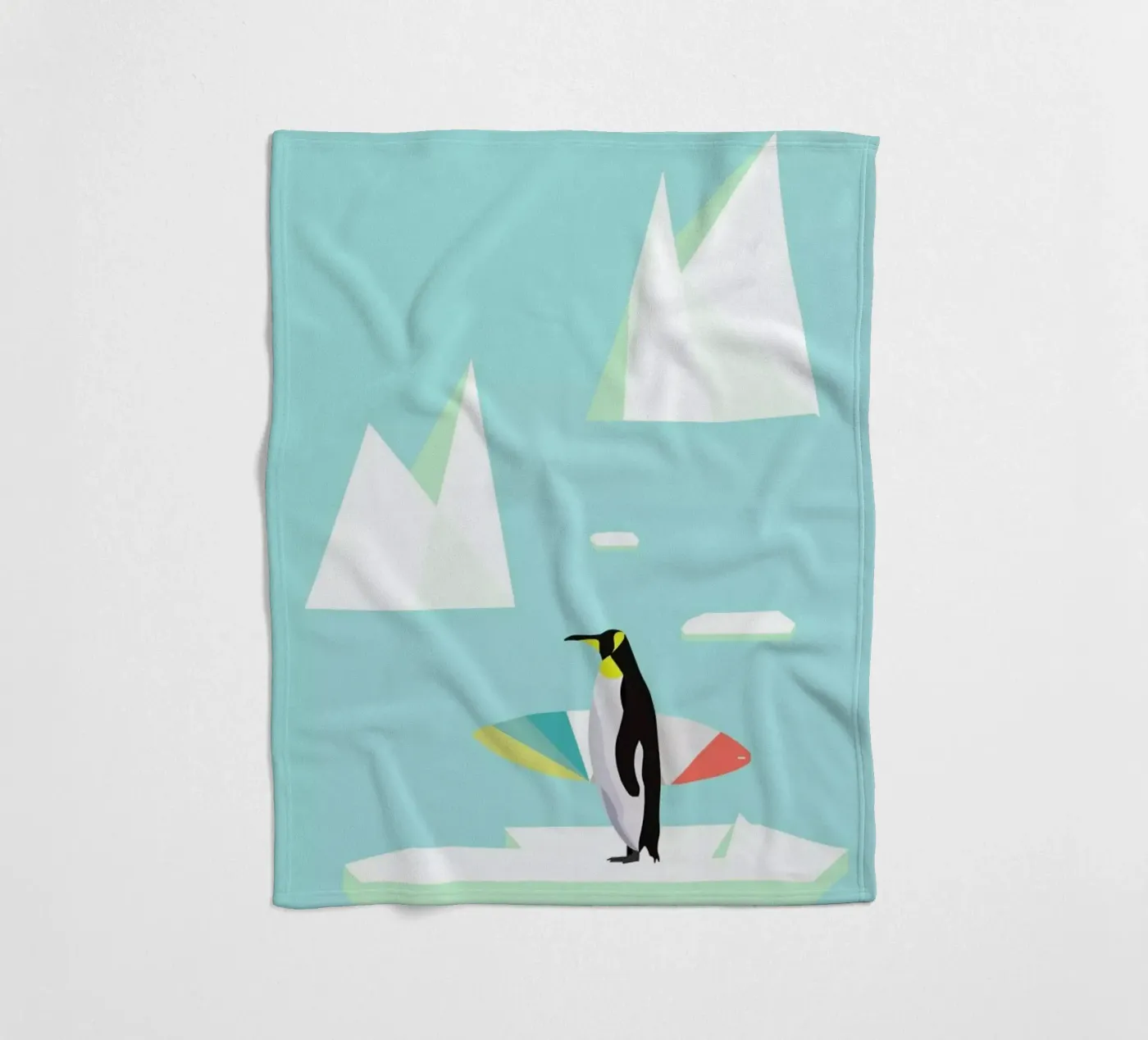 Pingvin Fleecedecke von Swen Swensøn