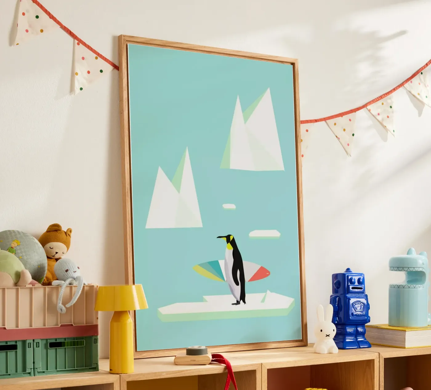 Pingvin plexiglas de Swen Swensøn