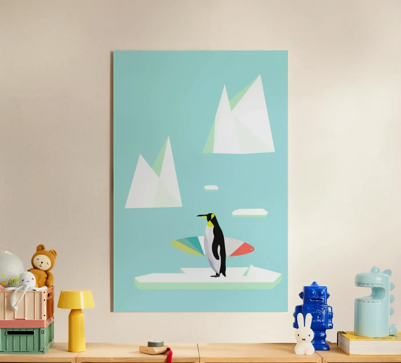 Pingvin plexiglas de Swen Swensøn