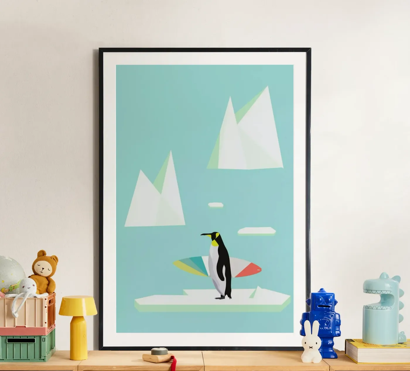 Pingvin poster van Swen Swensøn