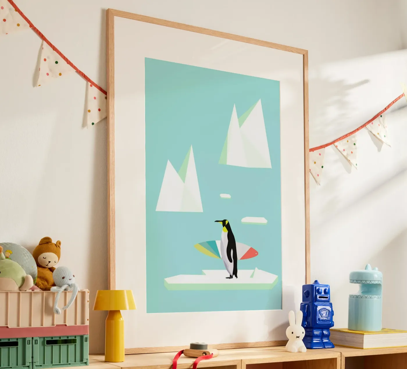 Pingvin poster van Swen Swensøn