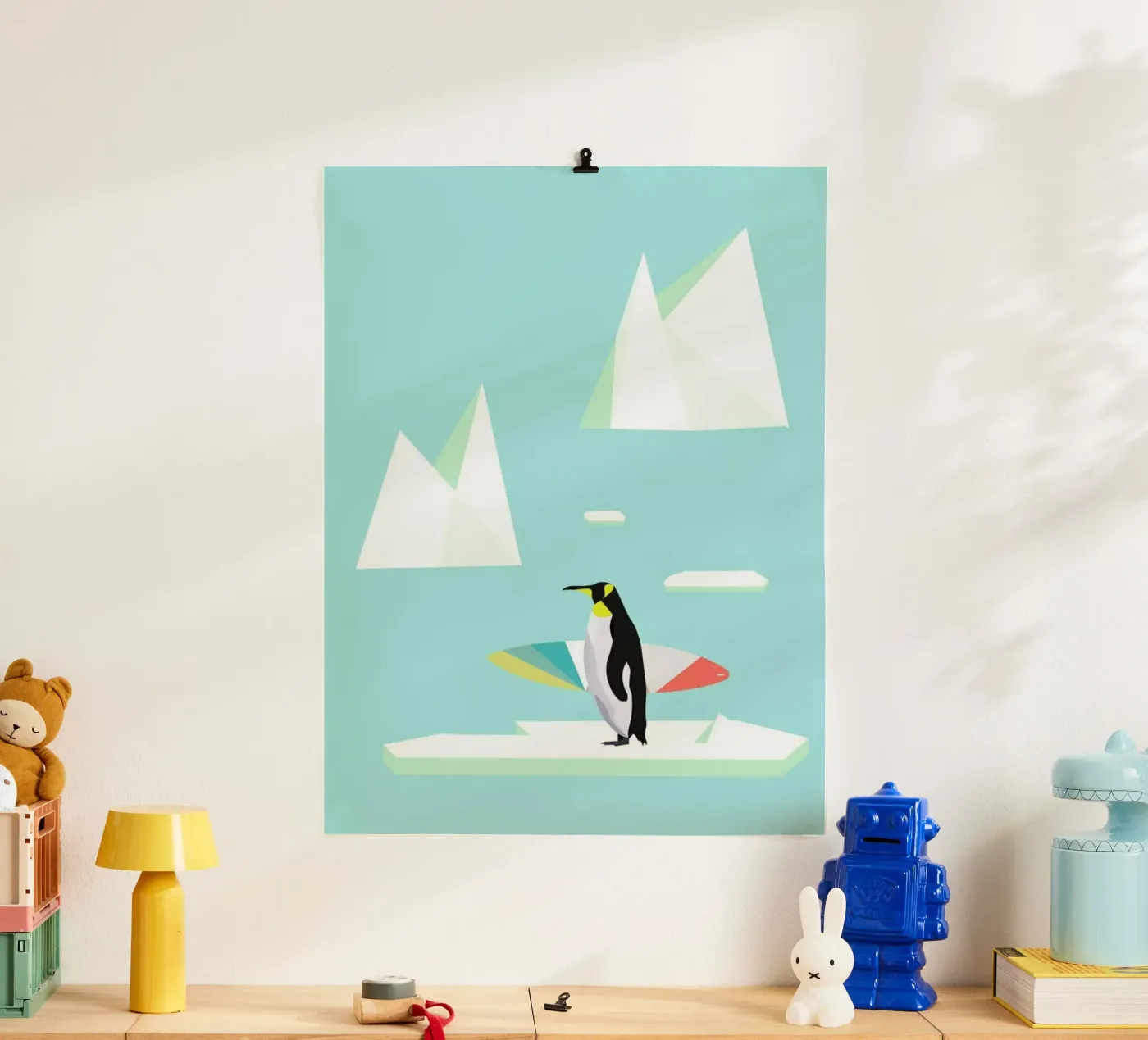 Pingvin poster van Swen Swensøn