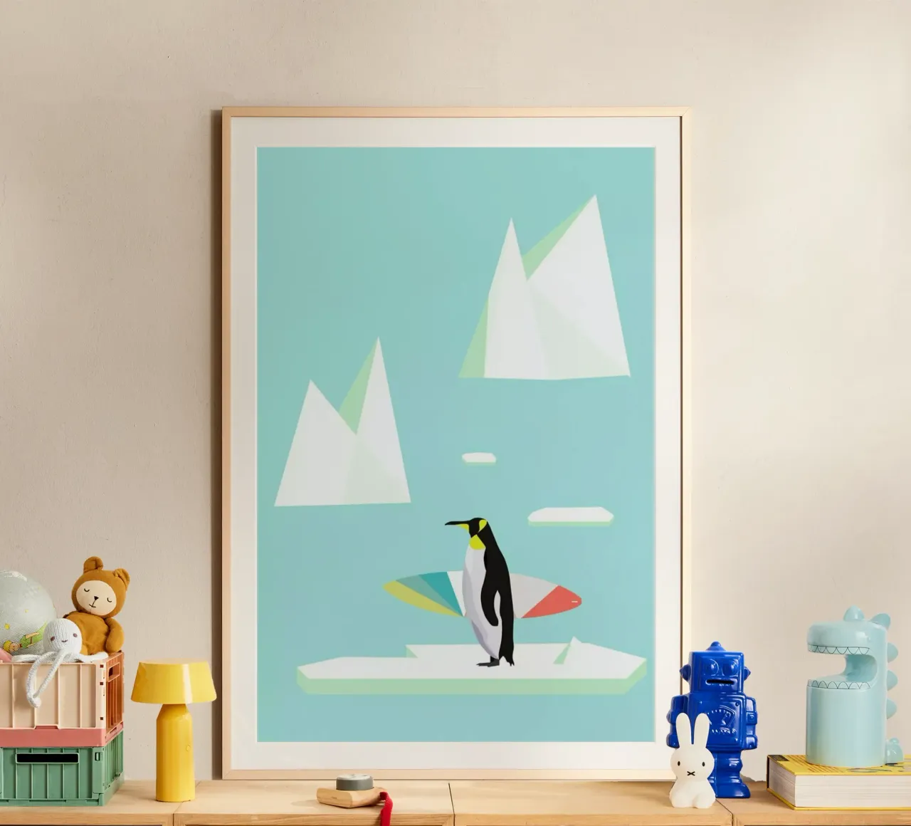 Pingvin poster by Swen Swensøn