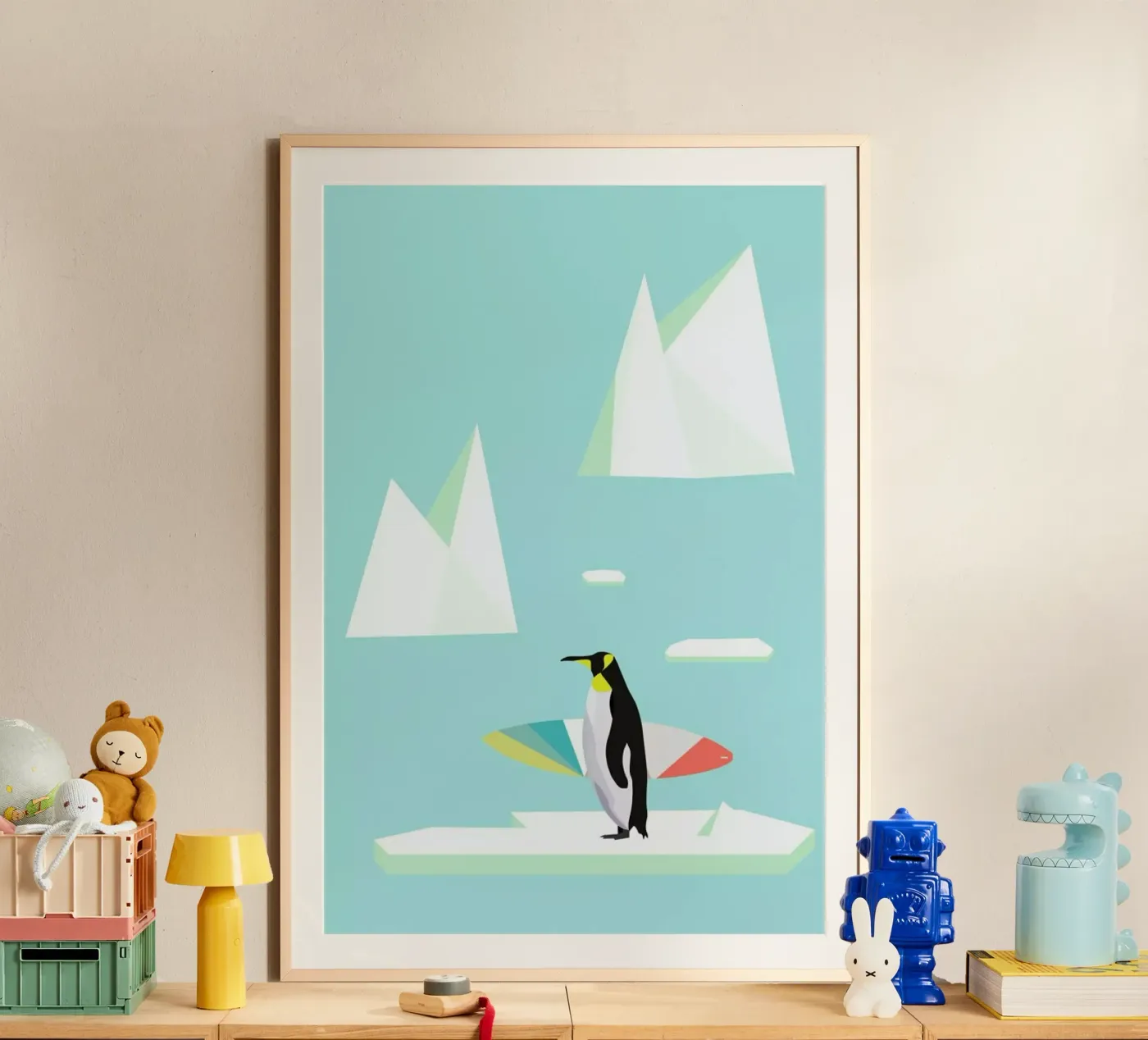 Pingvin poster van Swen Swensøn