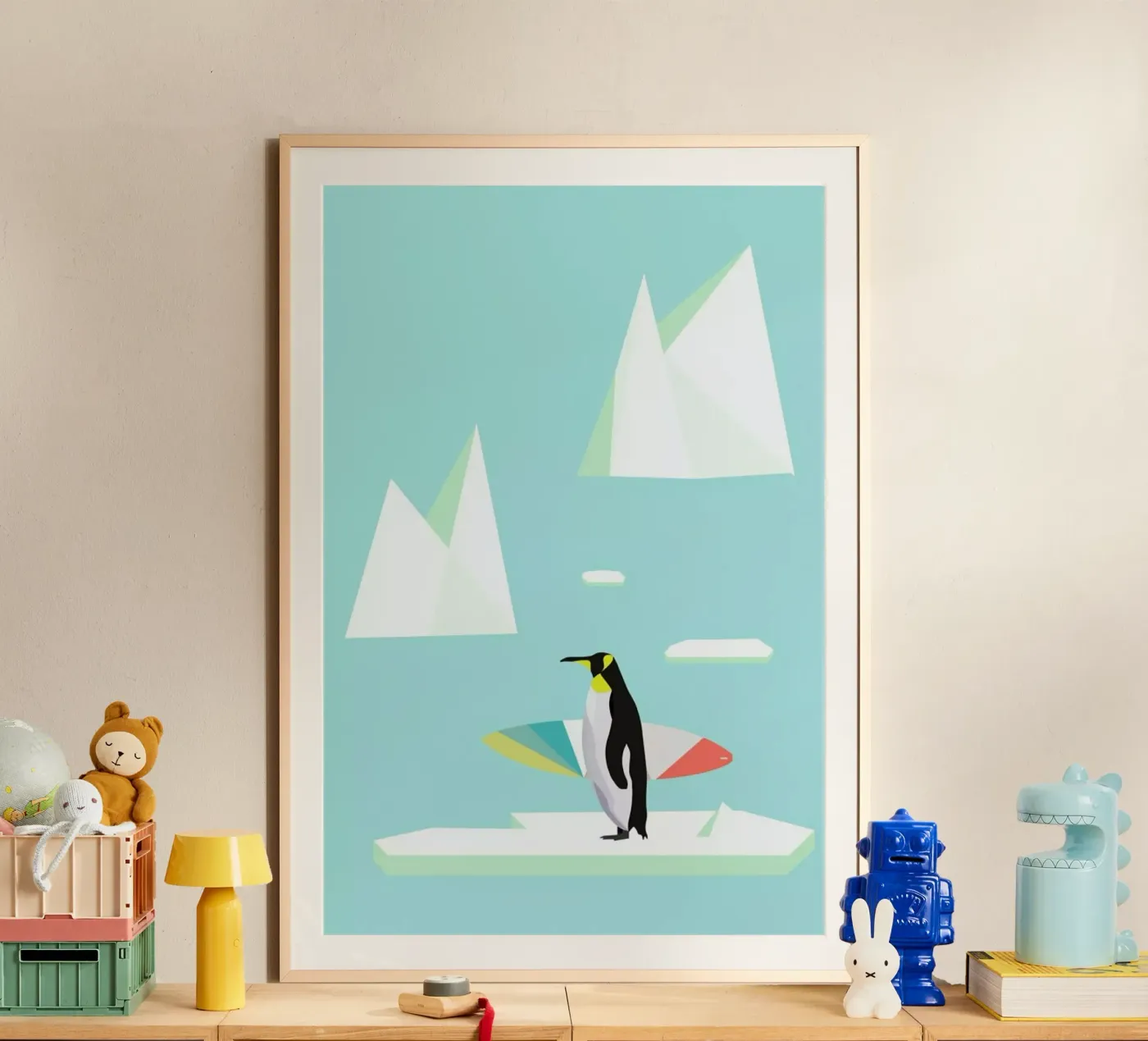 Pingvin poster van Swen Swensøn