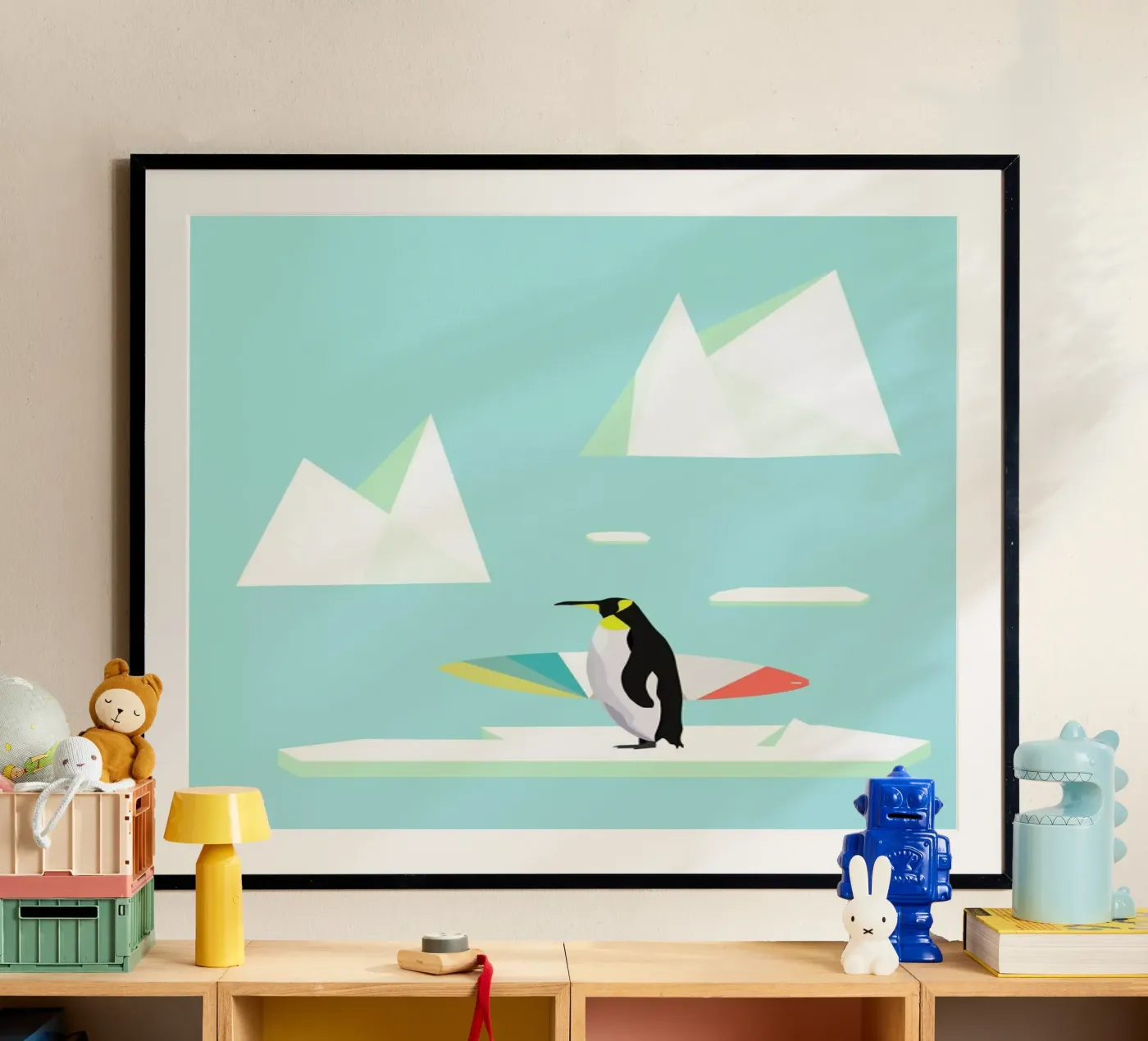 Pingvin poster van Swen Swensøn