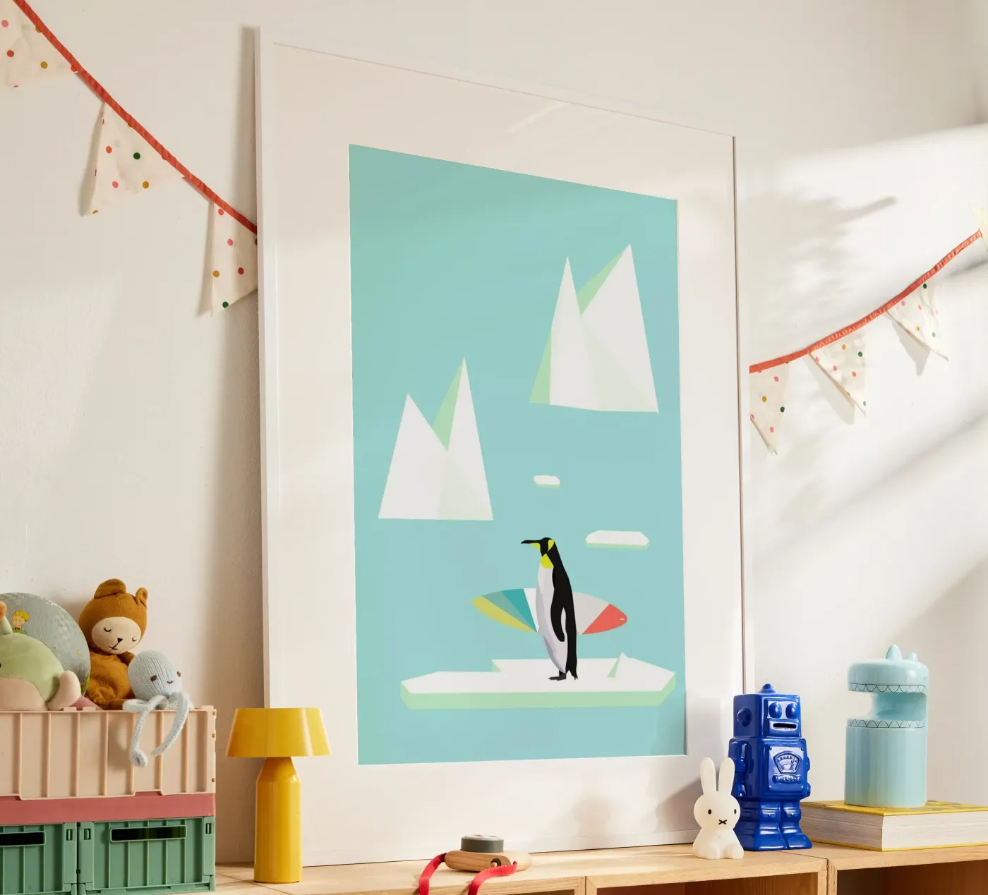 Pingvin poster van Swen Swensøn