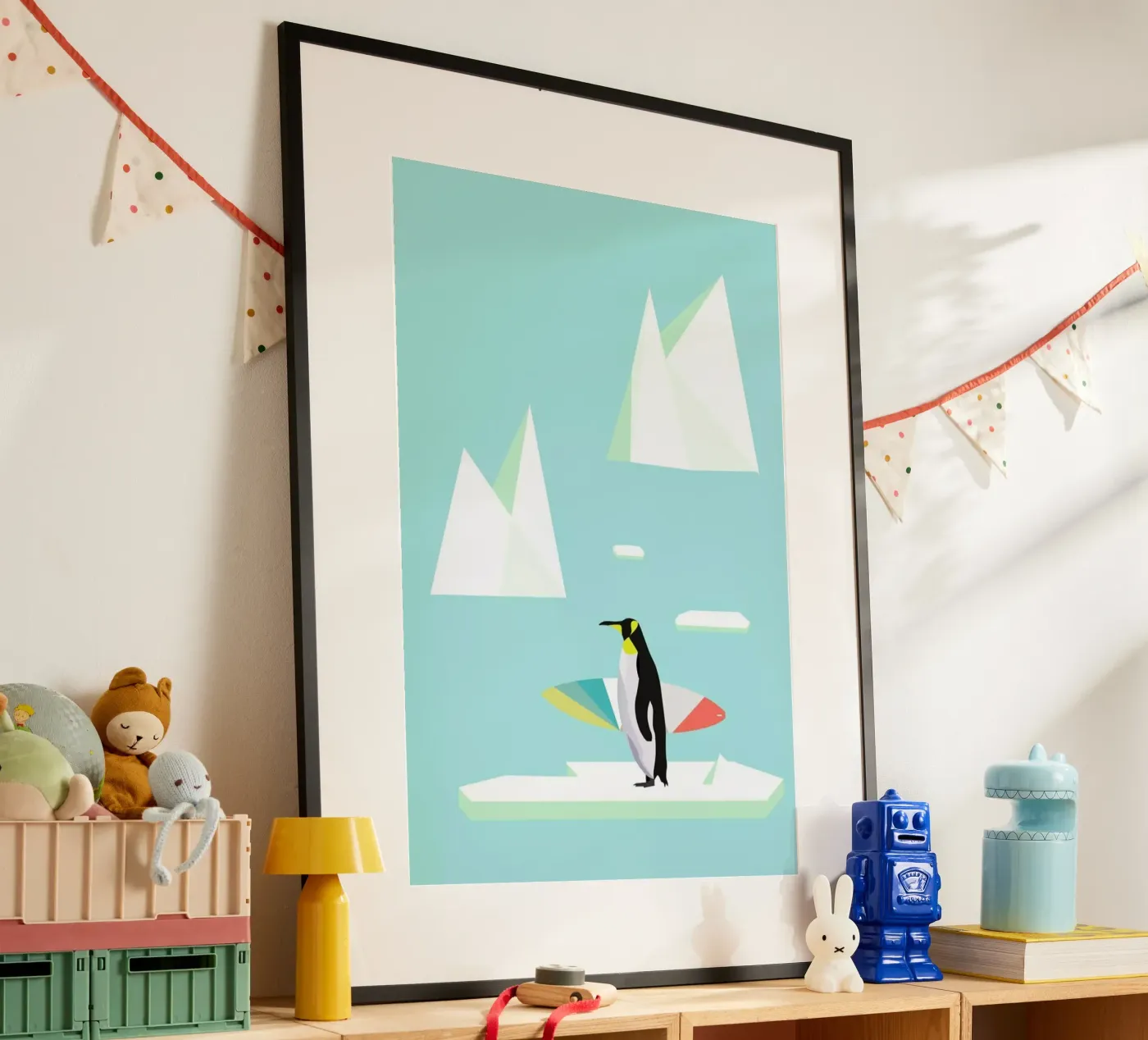 Pingvin poster van Swen Swensøn