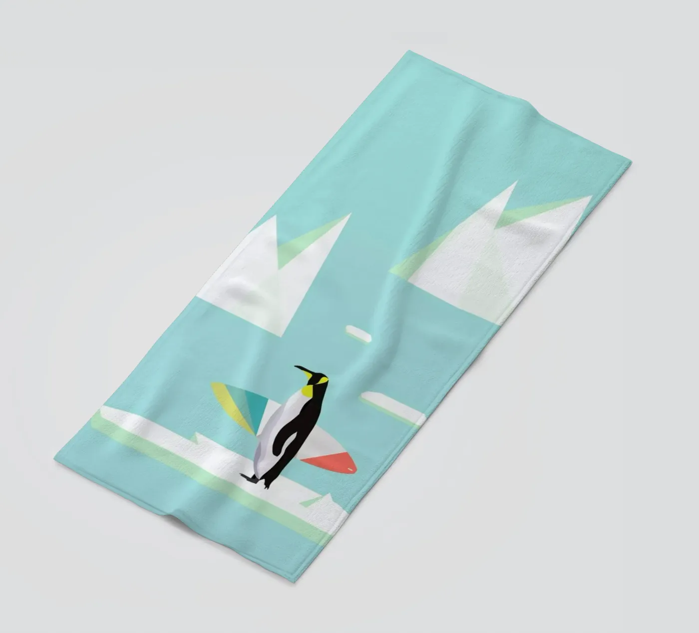 Pingvin strandhanddoek van Swen Swensøn