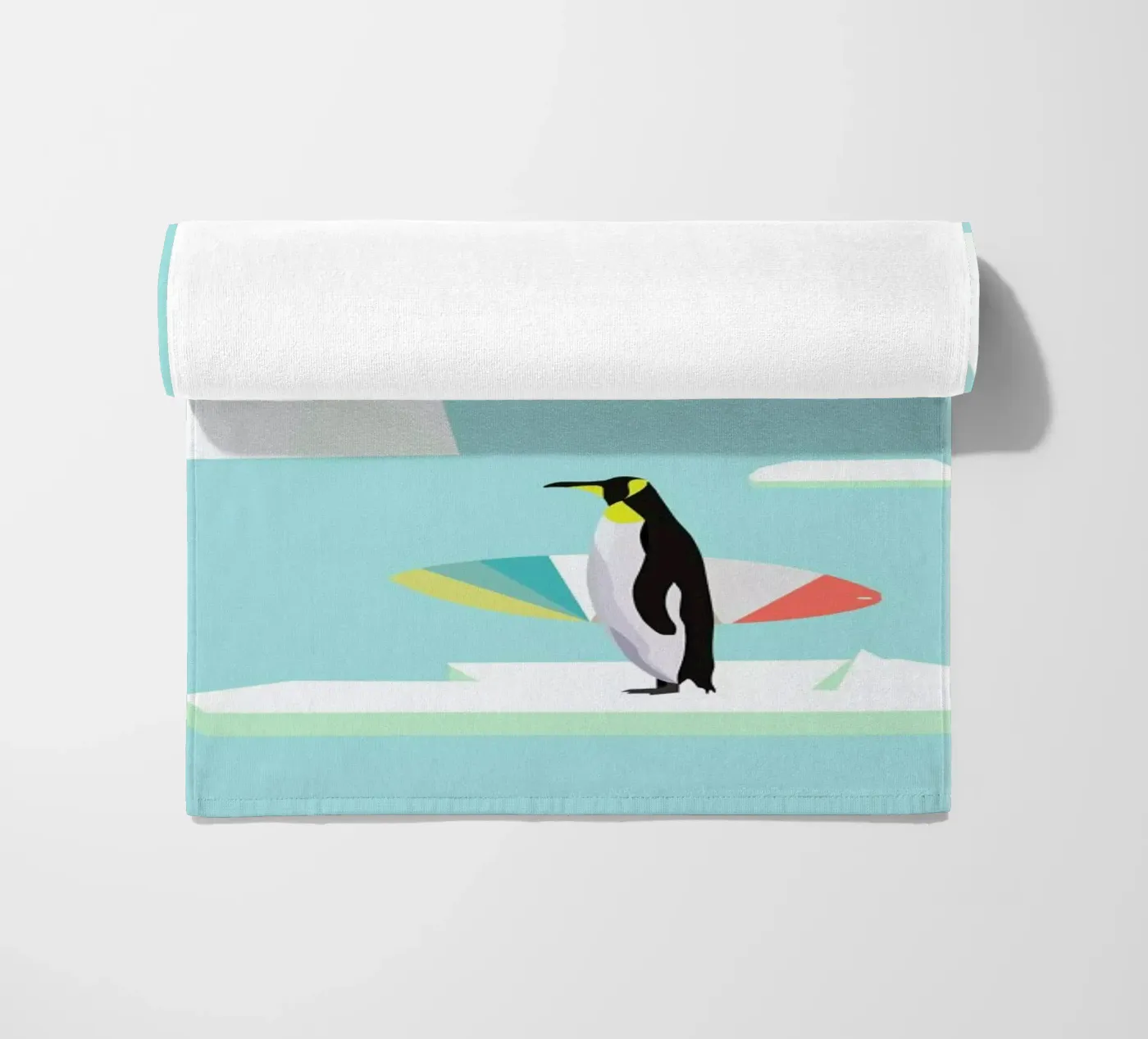 Pingvin strandhanddoek van Swen Swensøn