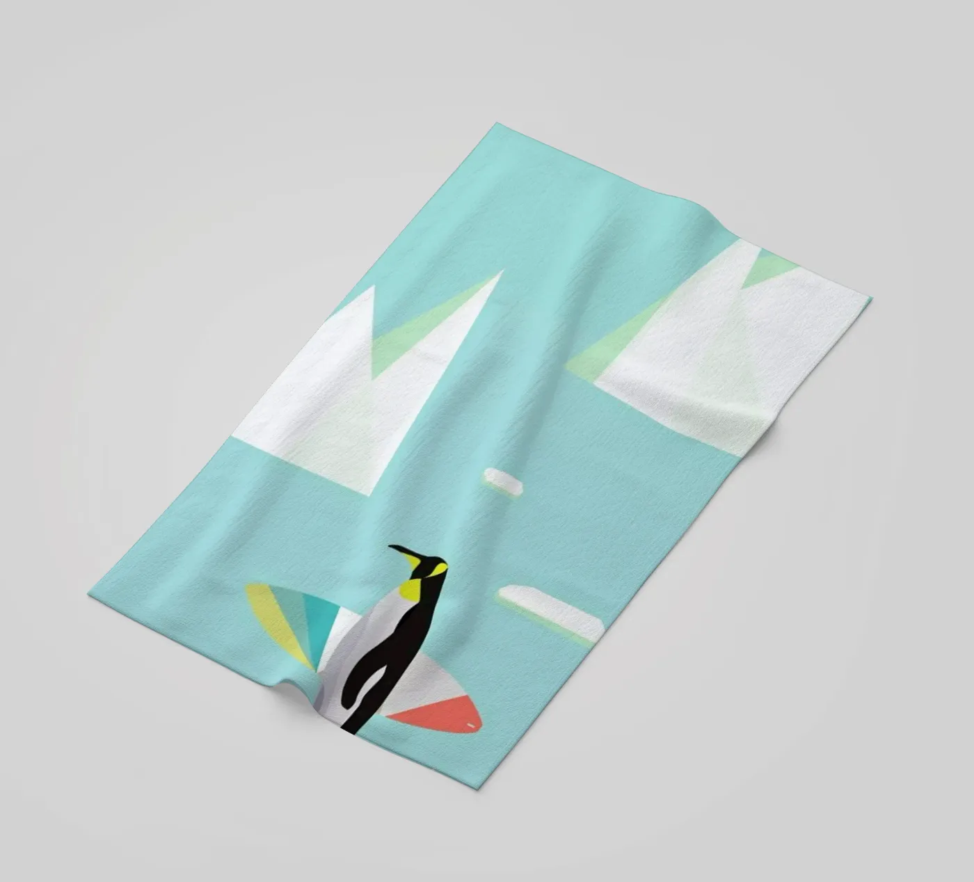 Pingvin strandhanddoek van Swen Swensøn
