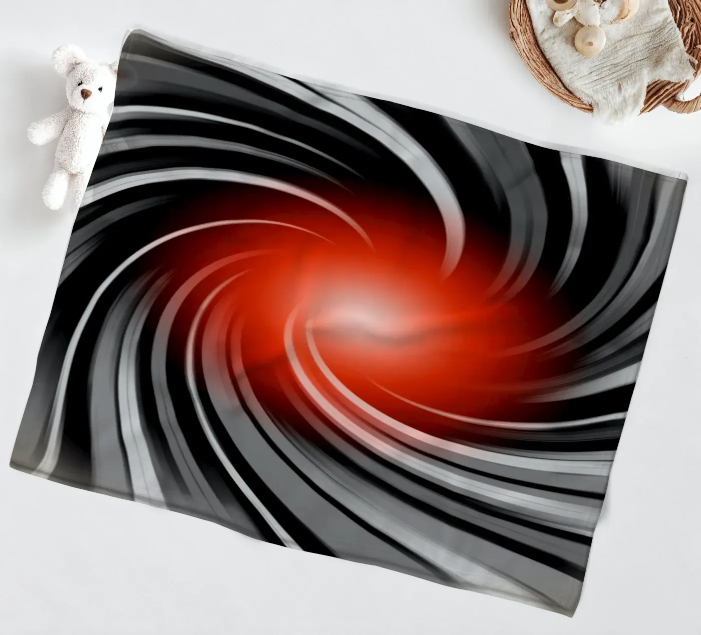 Abstract Fleecedecke von Atteloi Art