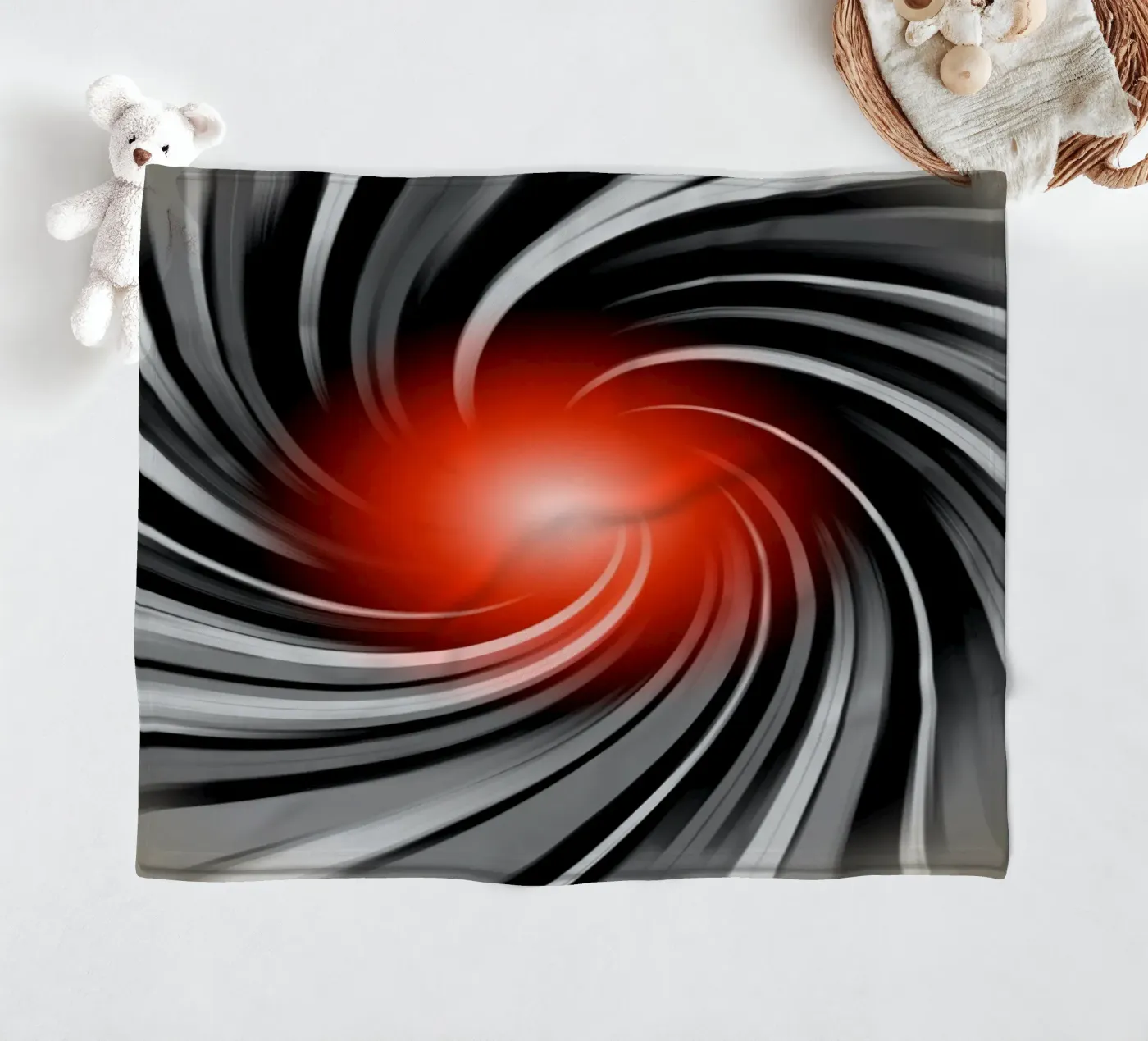 Abstract Fleecedecke von Atteloi Art