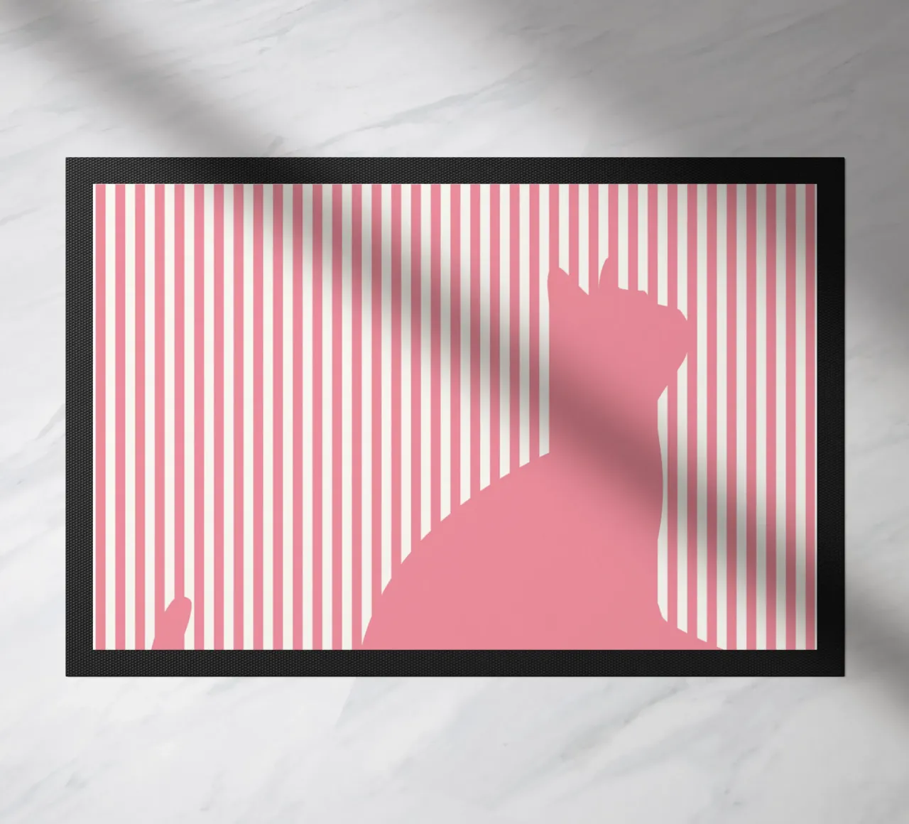 cat doormat by sunflower