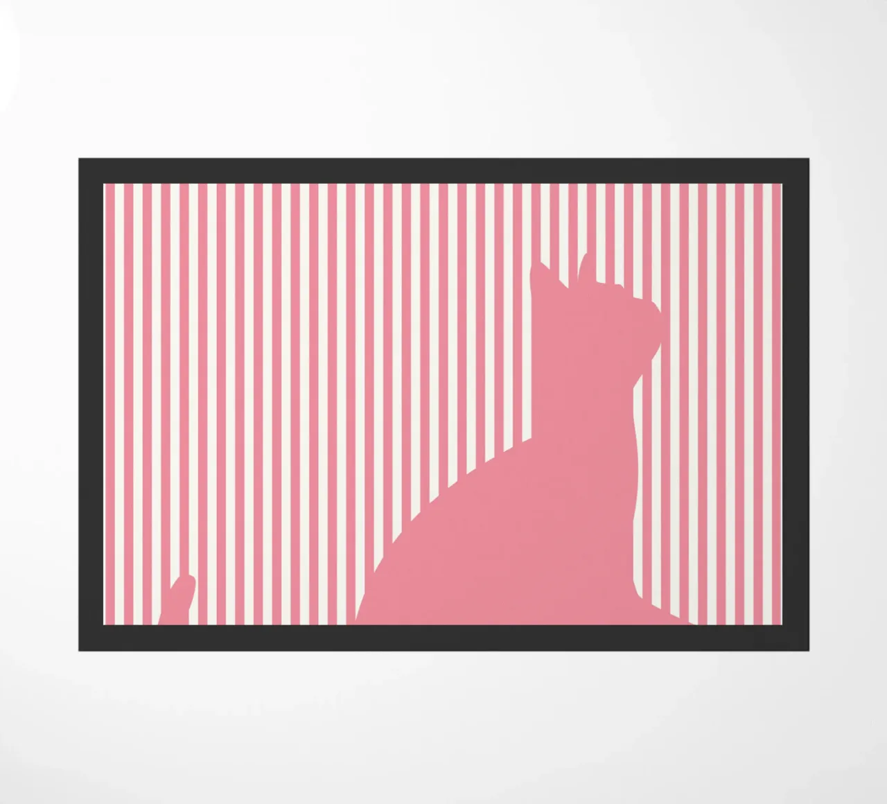 cat doormat by sunflower