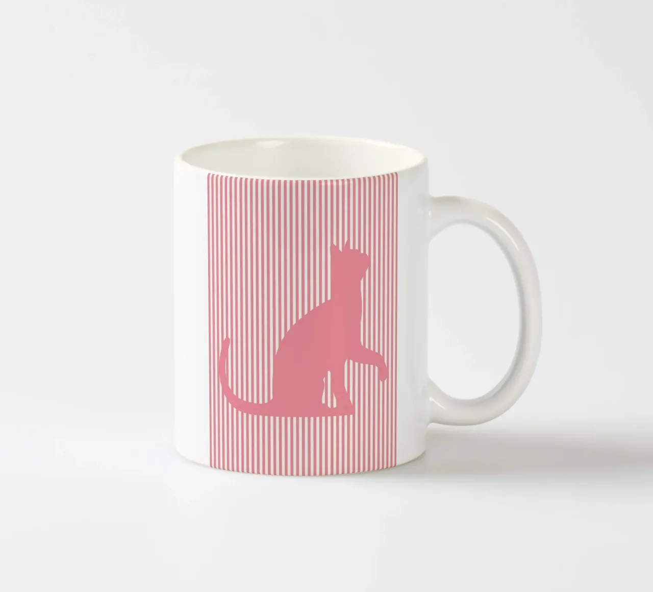 cat ceramic mug by sunflower