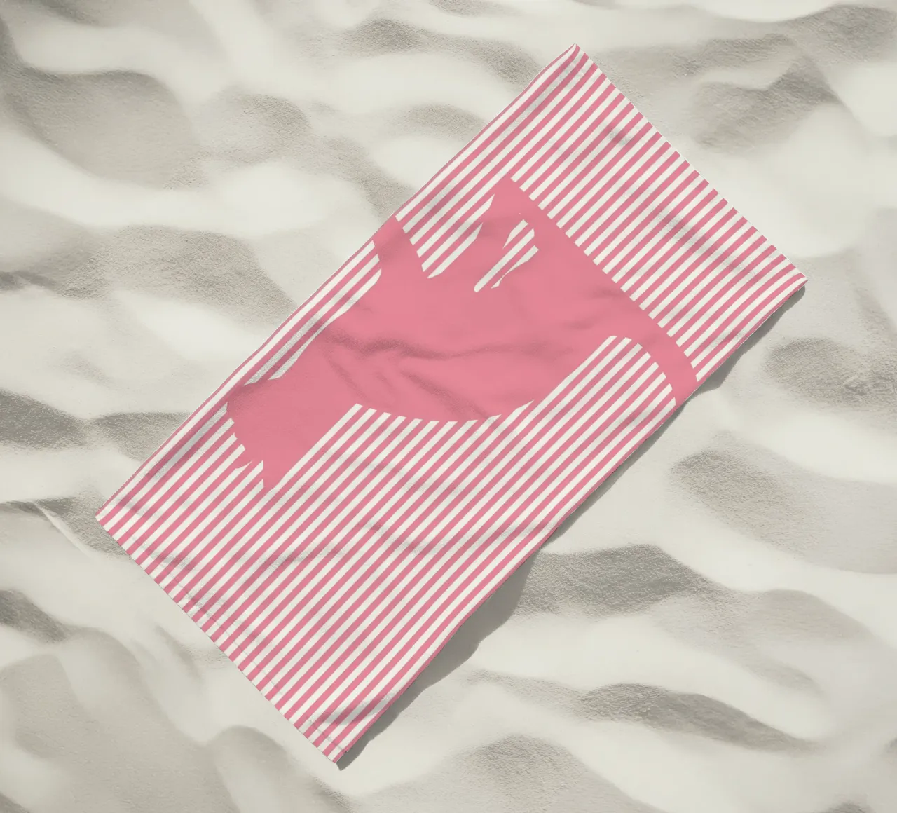 cat beach towel by sunflower