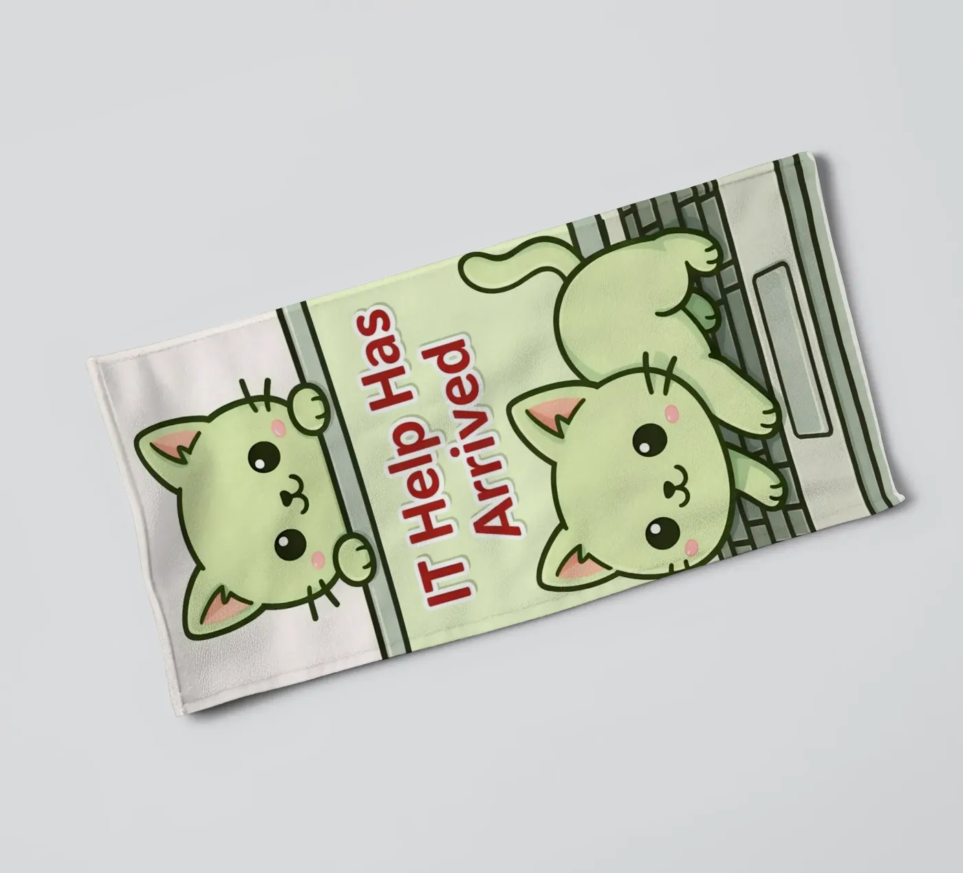 it cat badhanddoek van sunflower