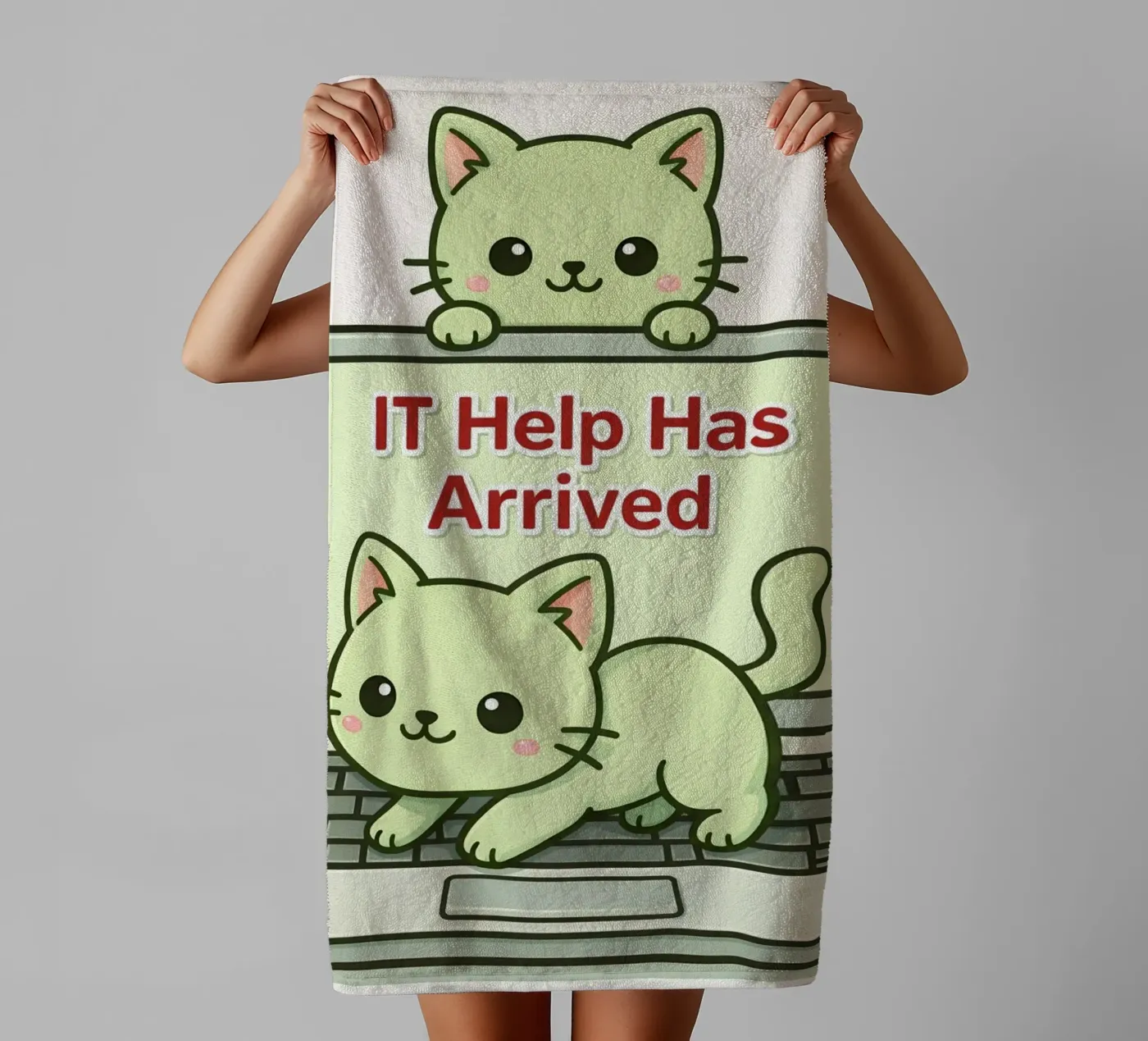 it cat badhanddoek van sunflower