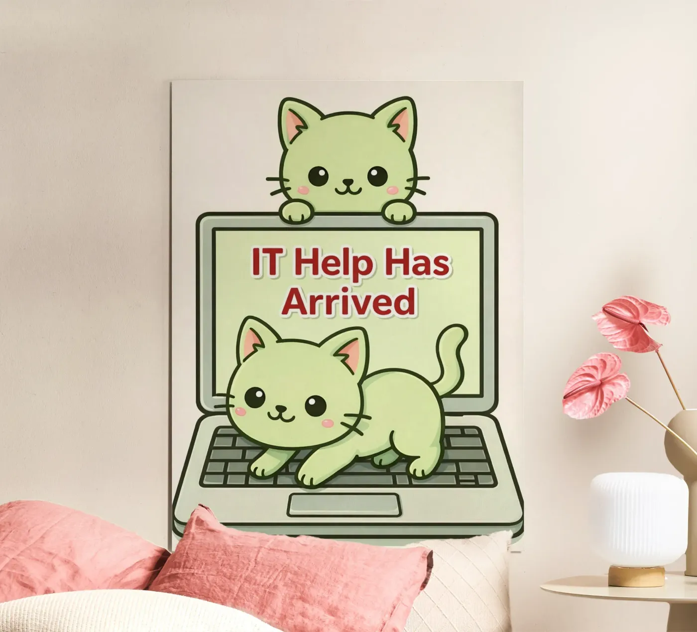 le chat poster de sunflower