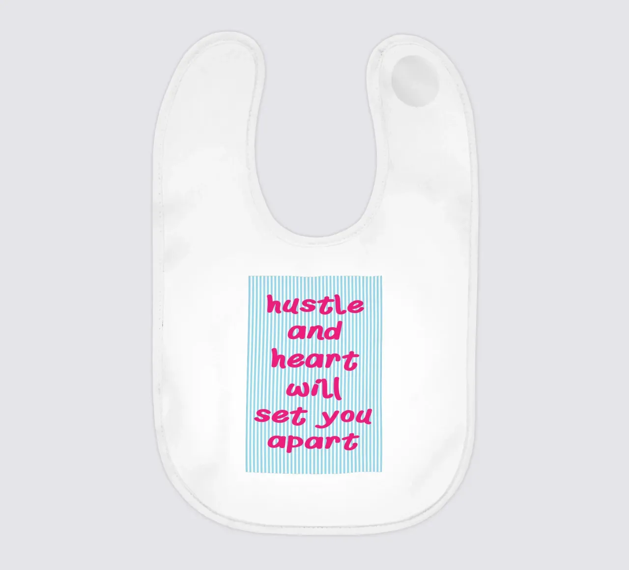 cuore e fatica bavaglino da sunflower