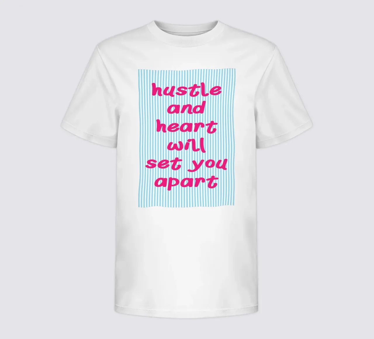 hustle and heart kids t-shirt by sunflower