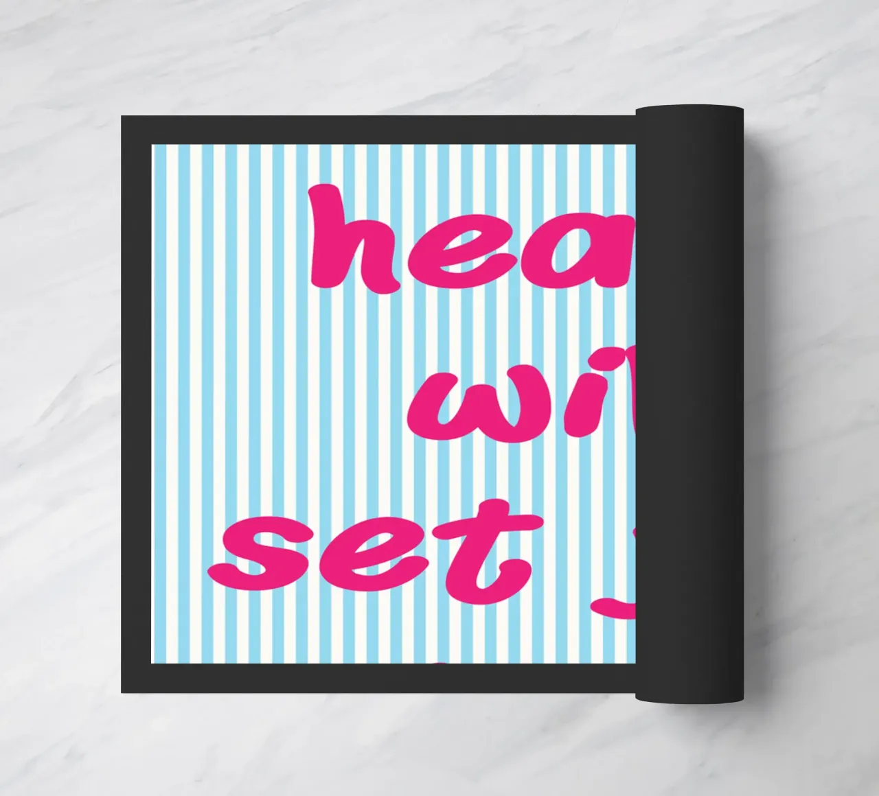 cuore e fatica zerbino da sunflower