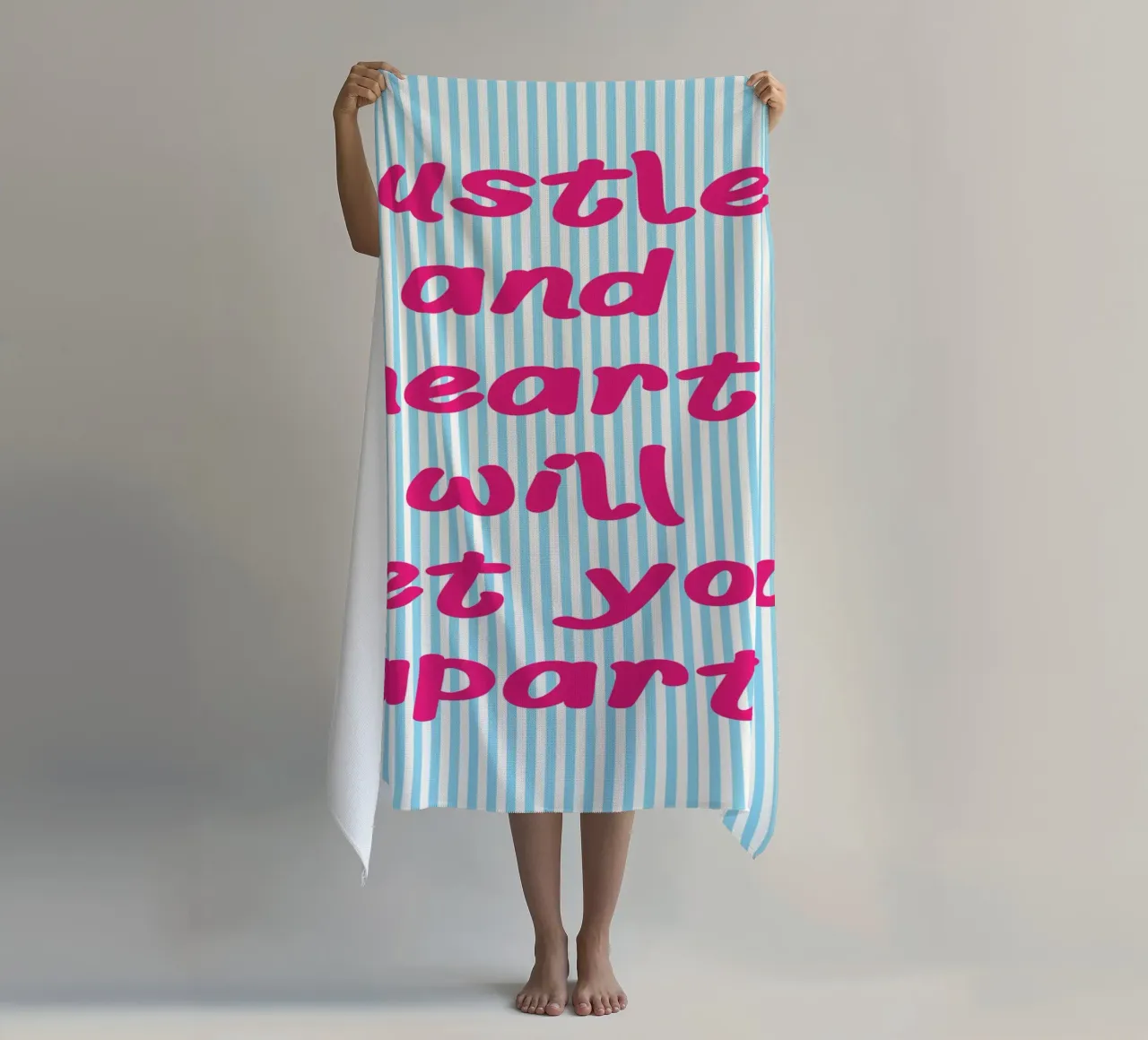 cuore e fatica telo mare da sunflower