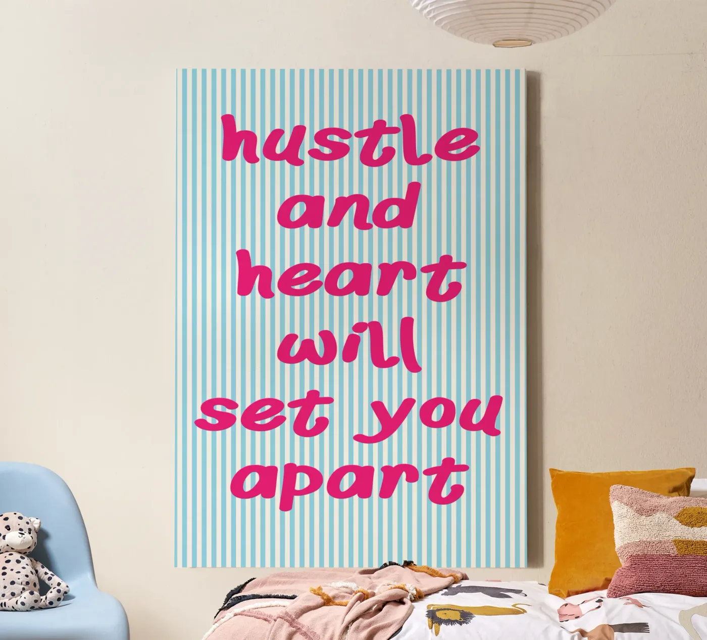 hustle and heart toile de sunflower