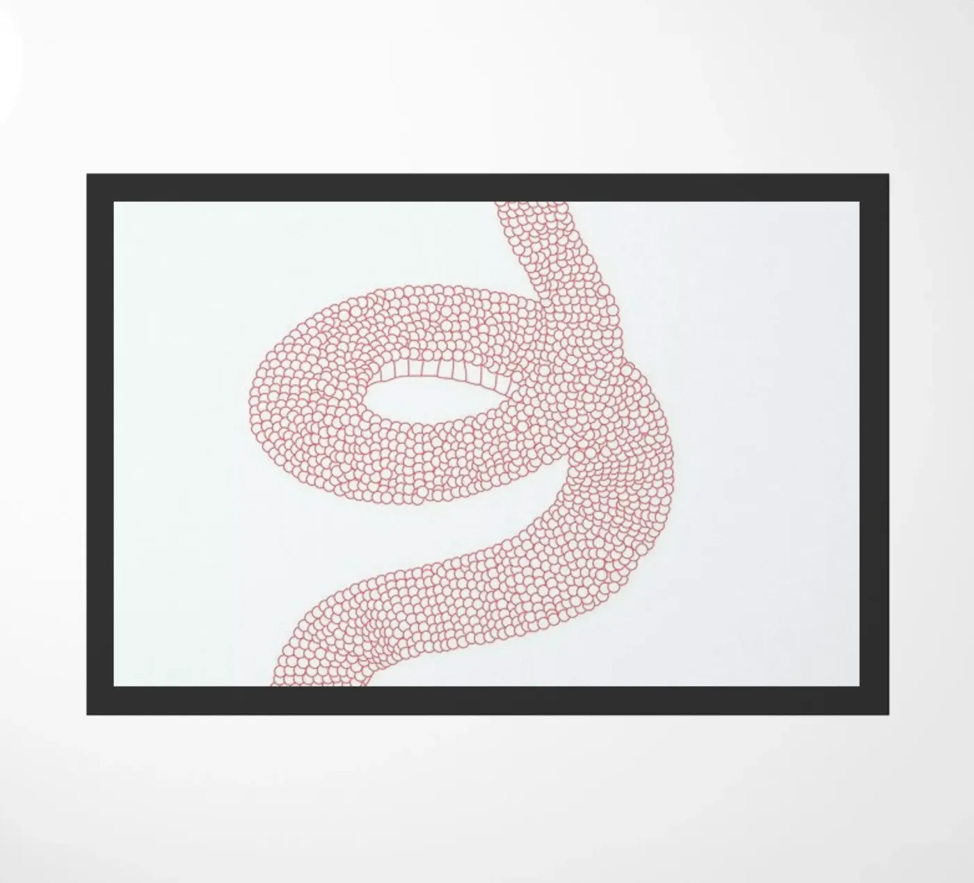 Slangen paillasson de Swen Swensøn