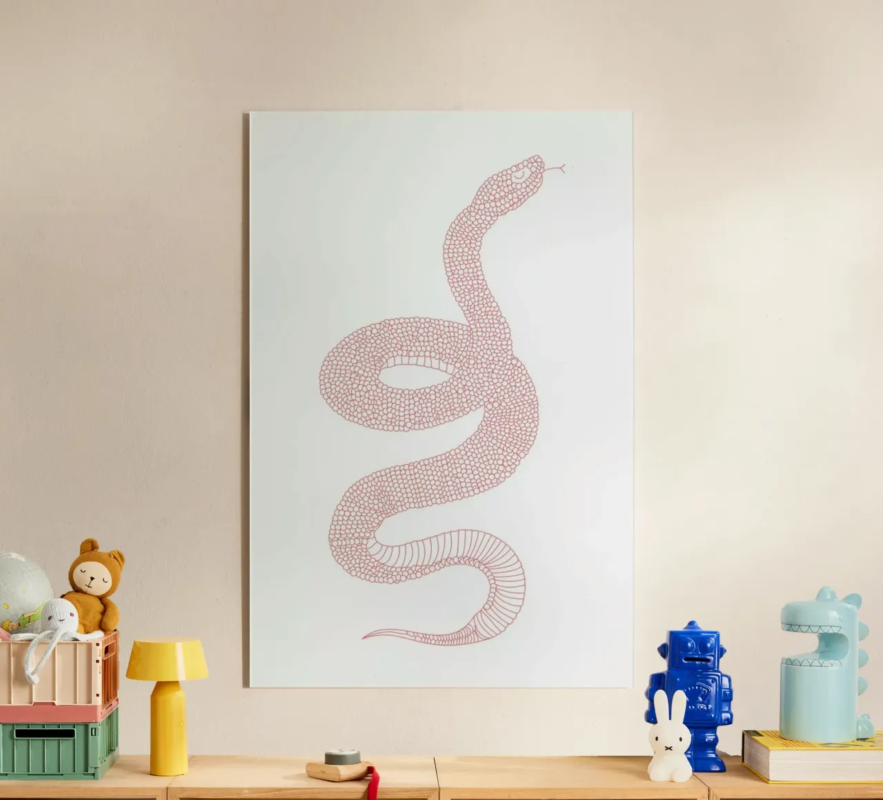 Slangen plexiglass da Swen Swensøn