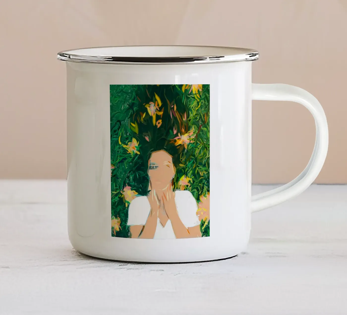 Perspective || enamel mug by 83oranges.com