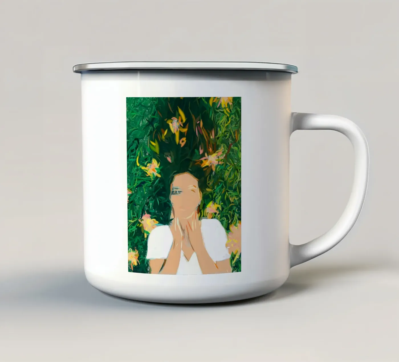 Perspective || enamel mug by 83oranges.com